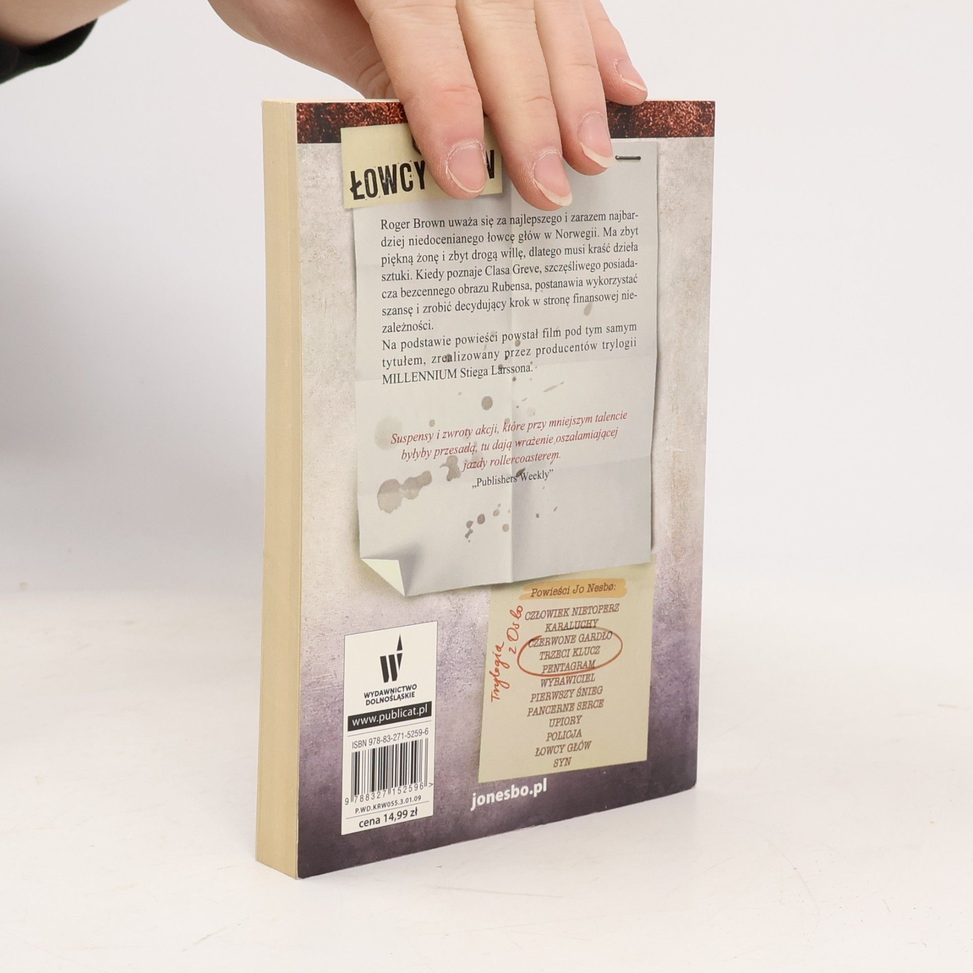 Jo Nesbø Lowcy glów