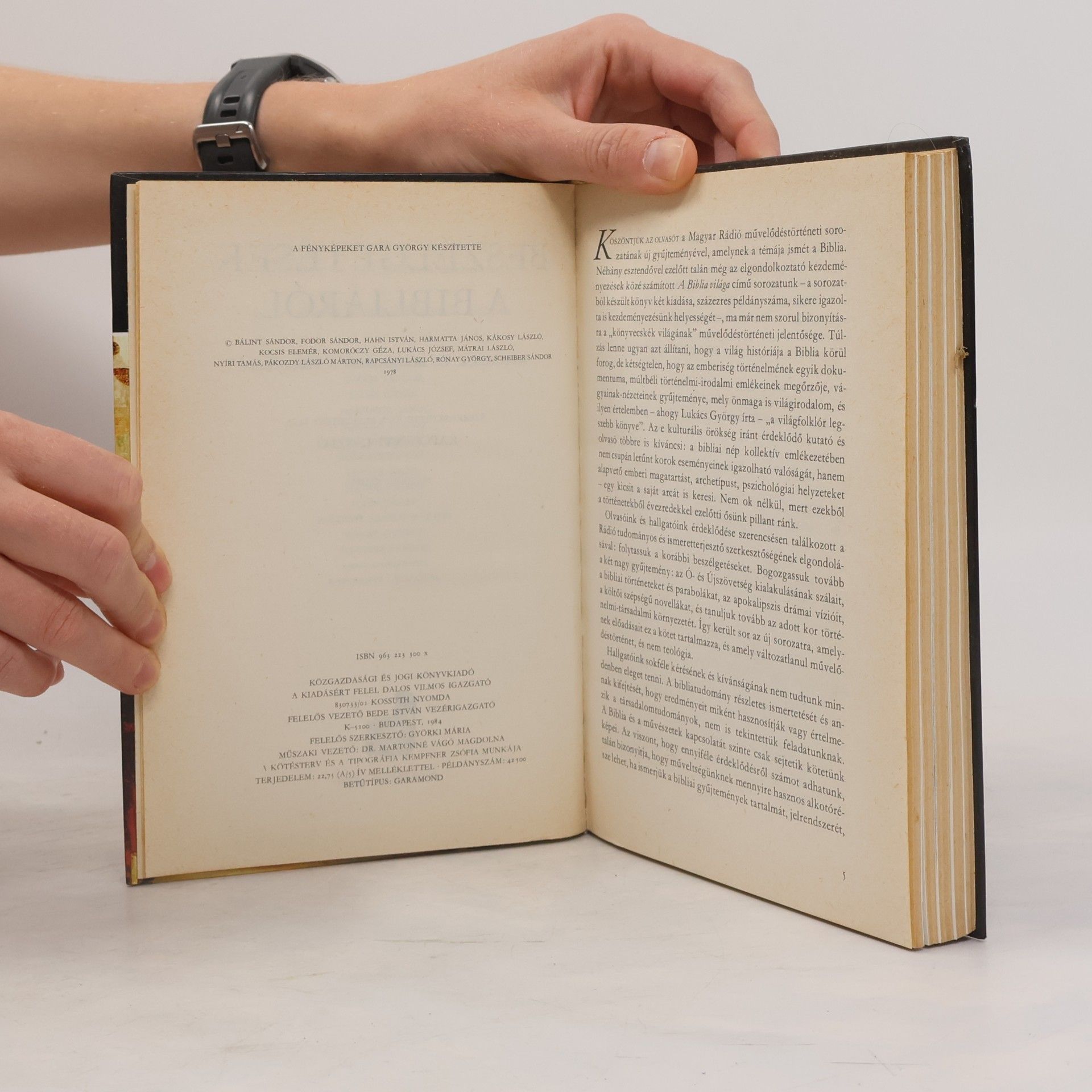 Sándor Bālint Beszélgetések a Bibliáról