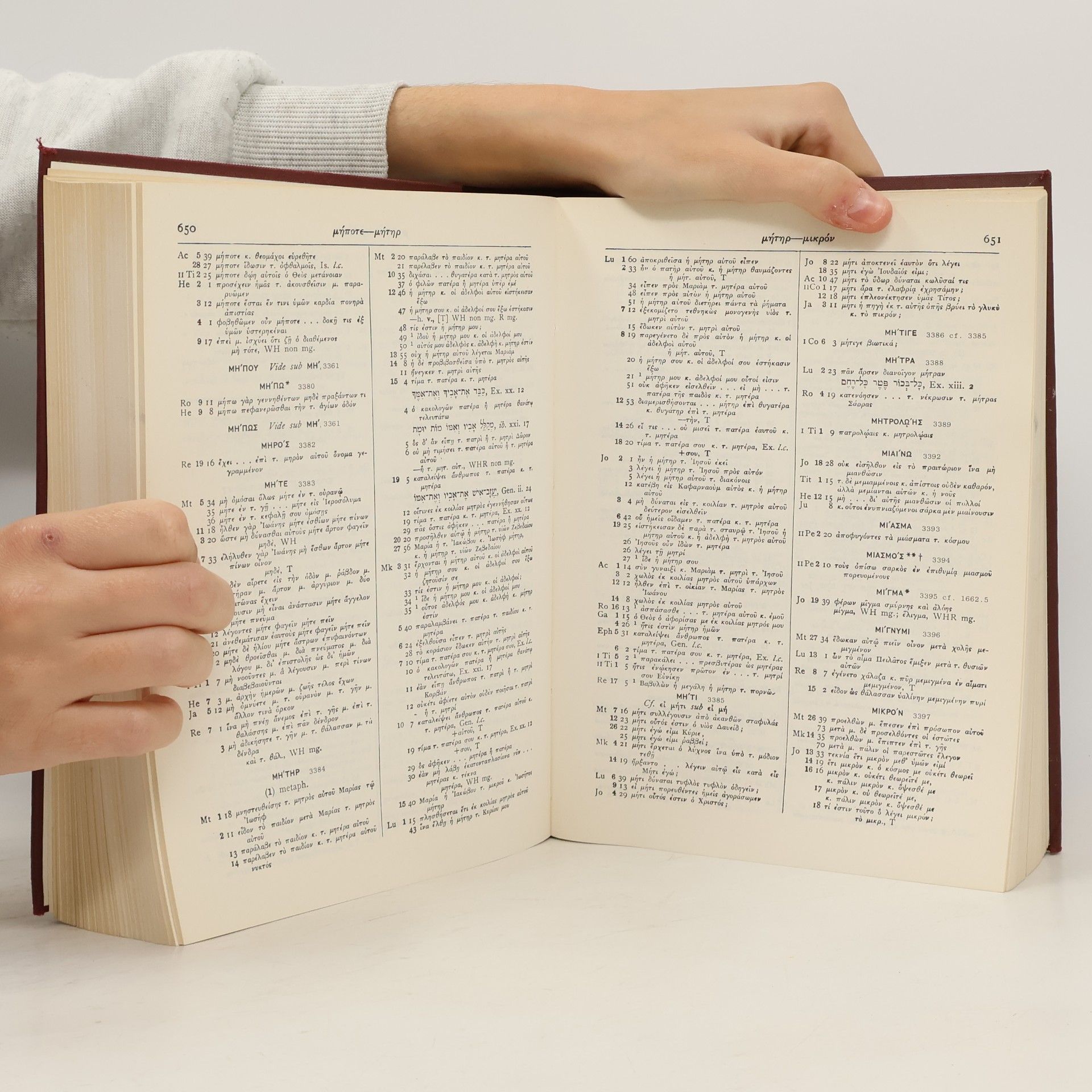 W. F. Moulton Concordance to the Greek Testament