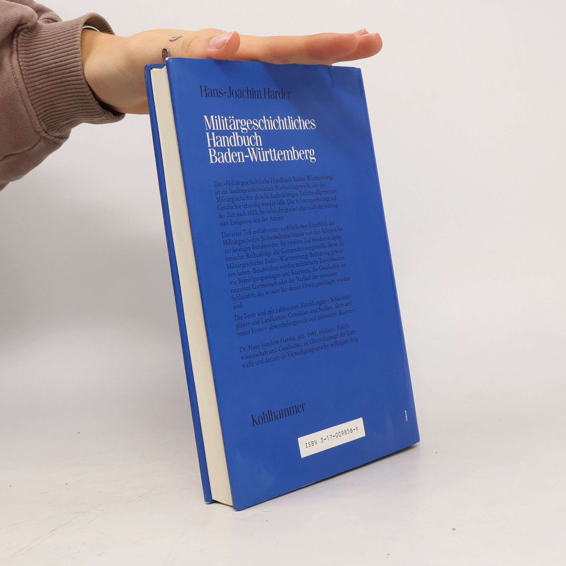 Hans Joachim Harder Militärgeschichtliches Handbuch Baden-Württemberg