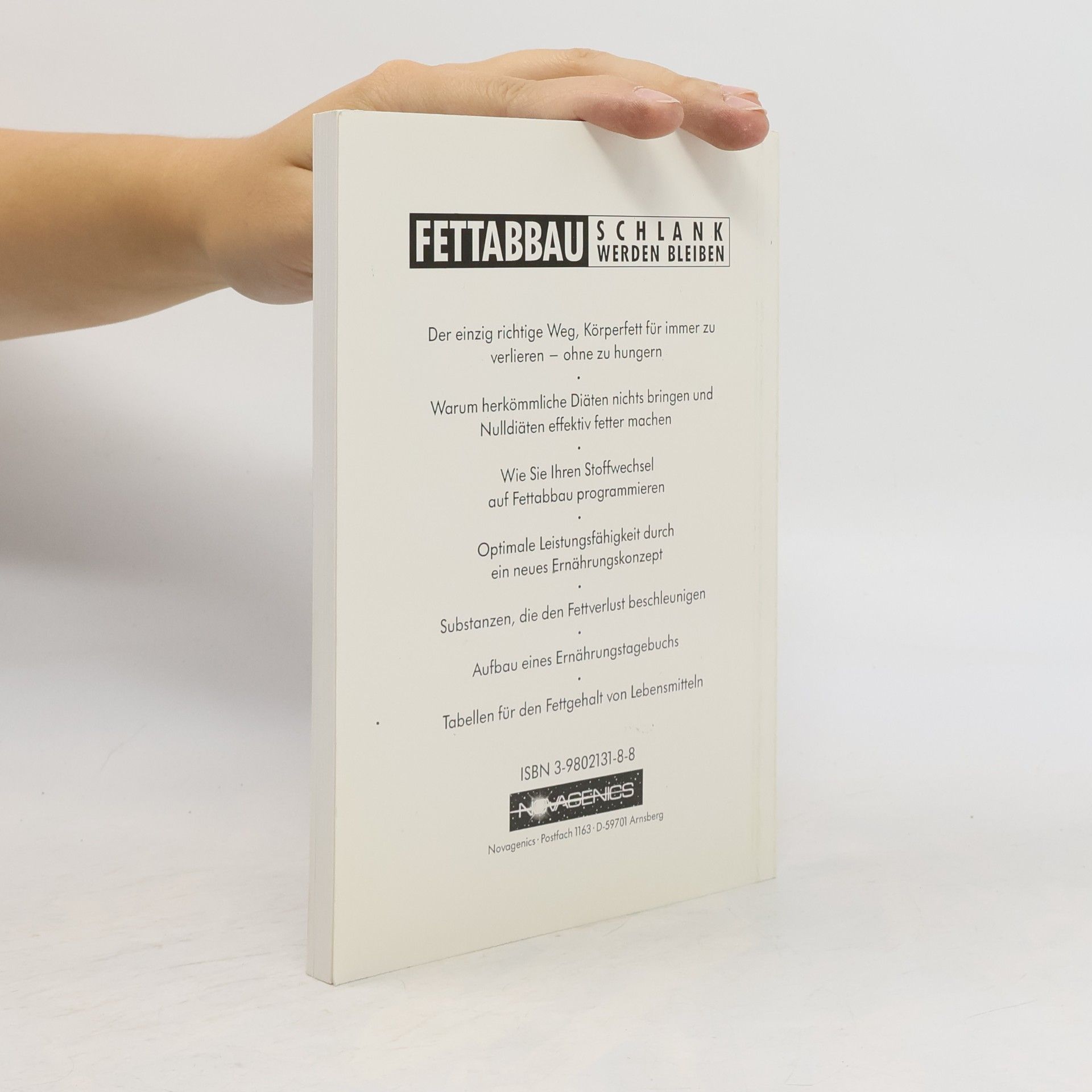Volker Klein-Moddenborg Fettabbau