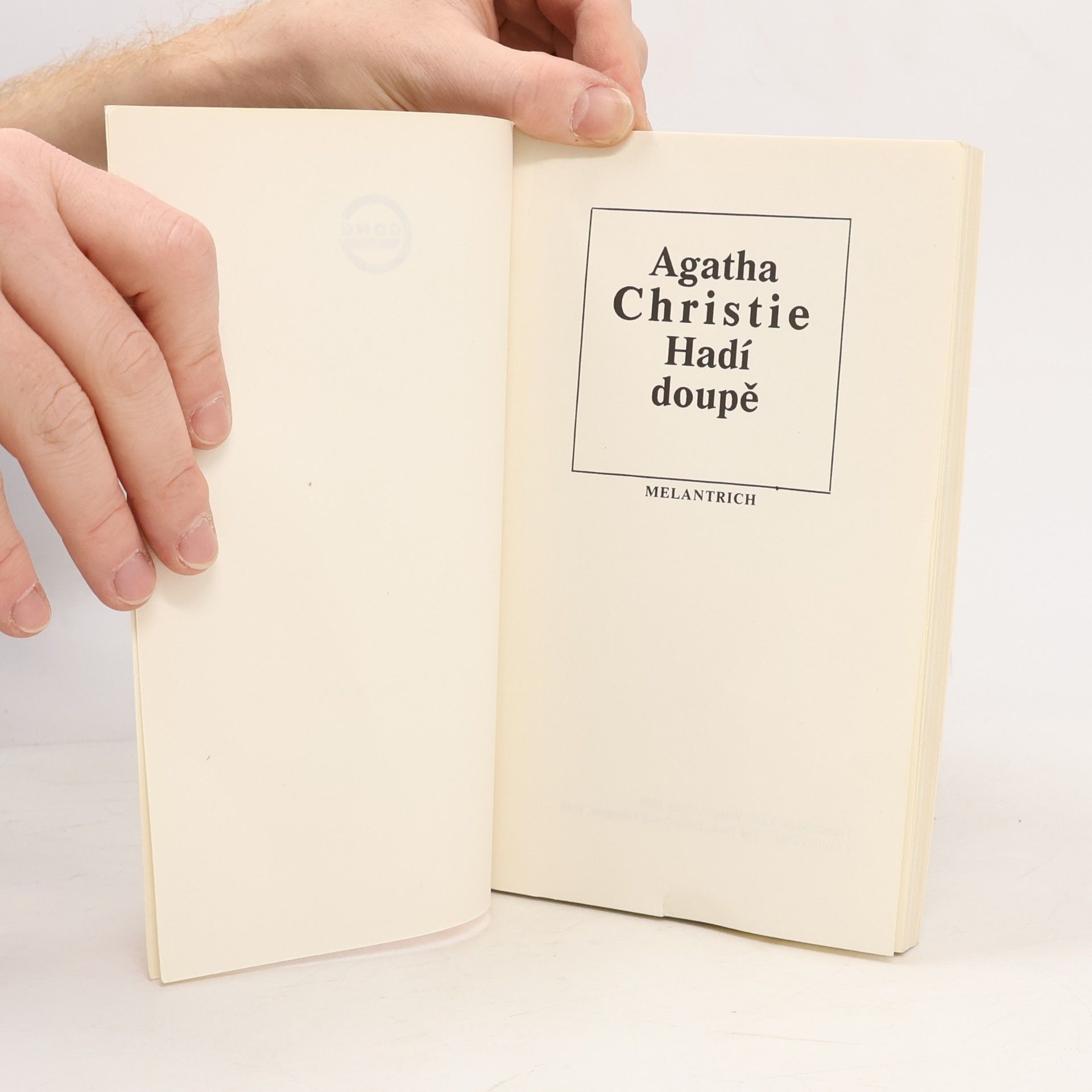 Agatha Christie Hadí doupě