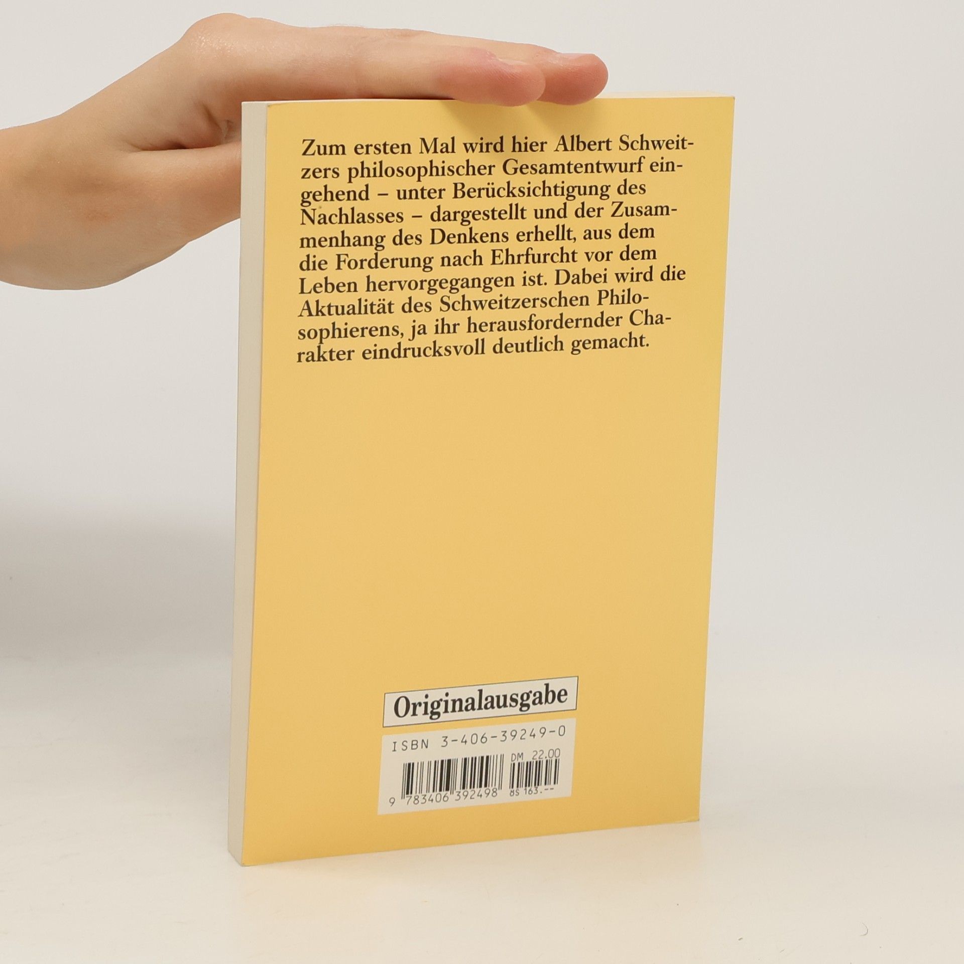 Claus Günzler Beck'sche Reihe - 1149: Albert Schweitzer