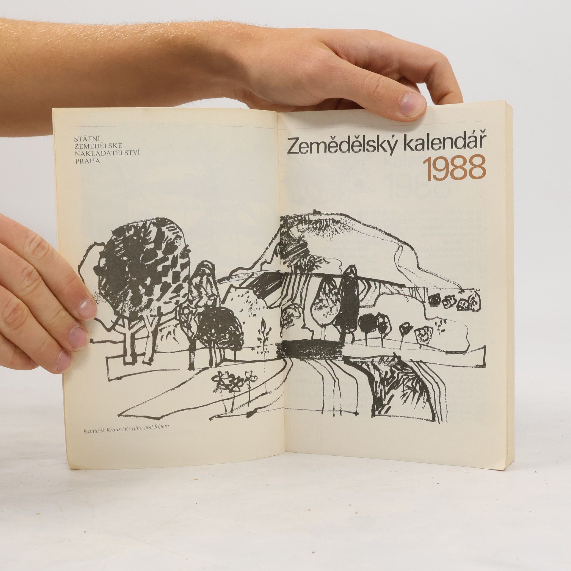 Kolektív autorov Zemědělský kalendář 1988