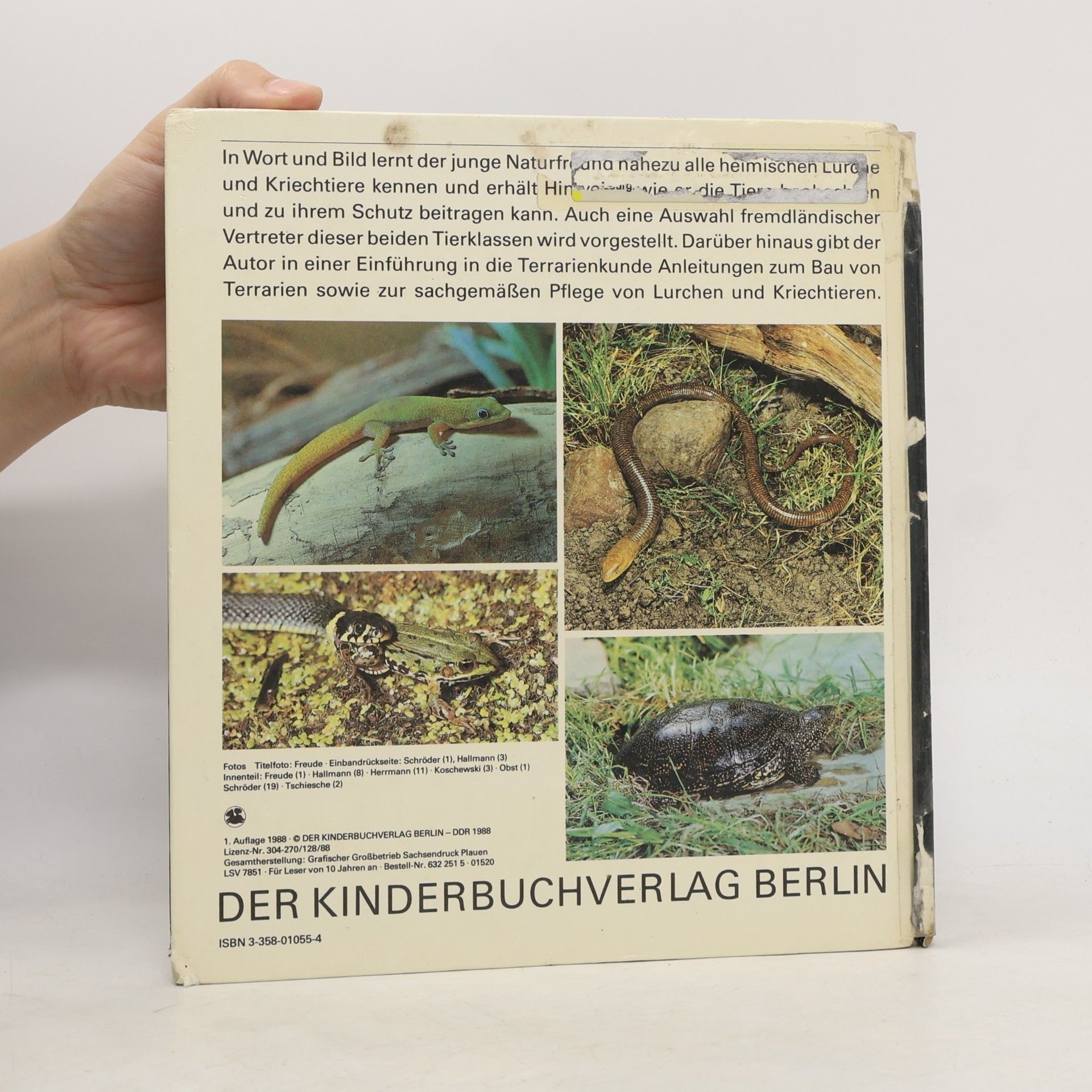 Karl-Heinz Tschiesche Lurche und Kriechtiere