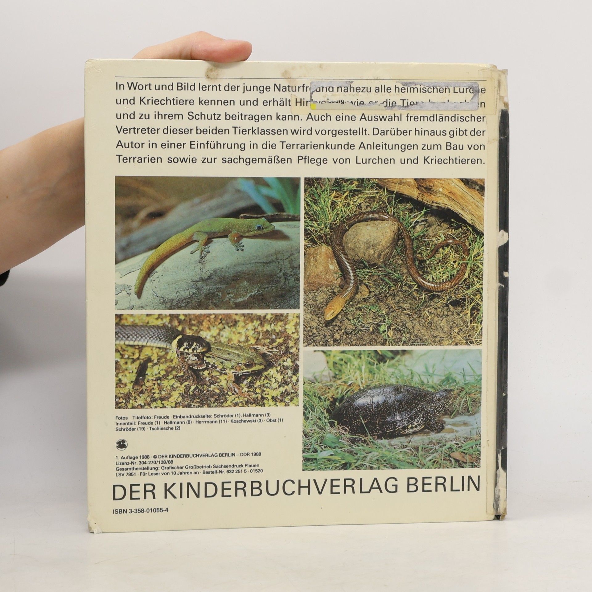 Karl-Heinz Tschiesche Lurche und Kriechtiere