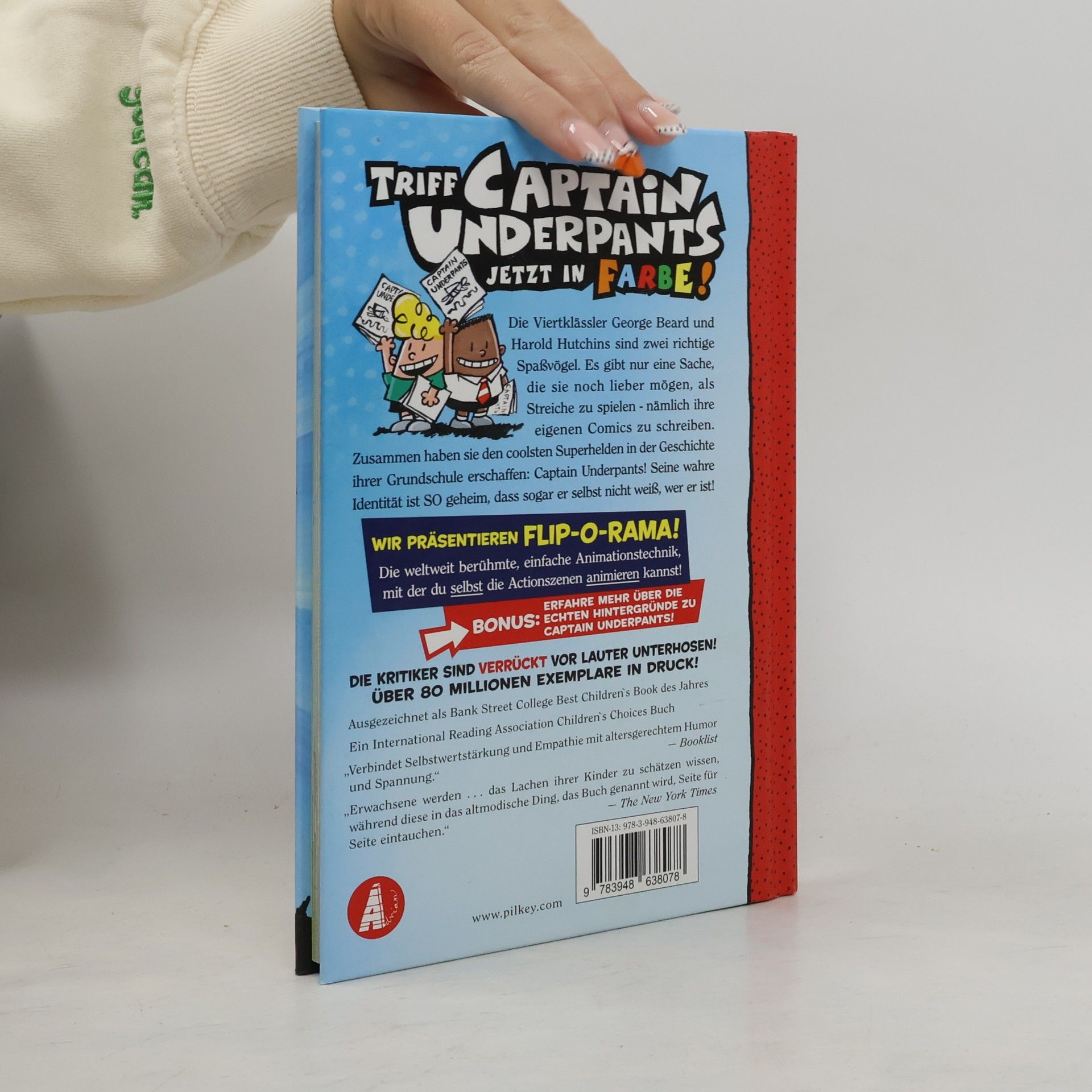 Dav Pilkey Captain Underpants Band 1. Die Abenteuer des Captain Underpants
