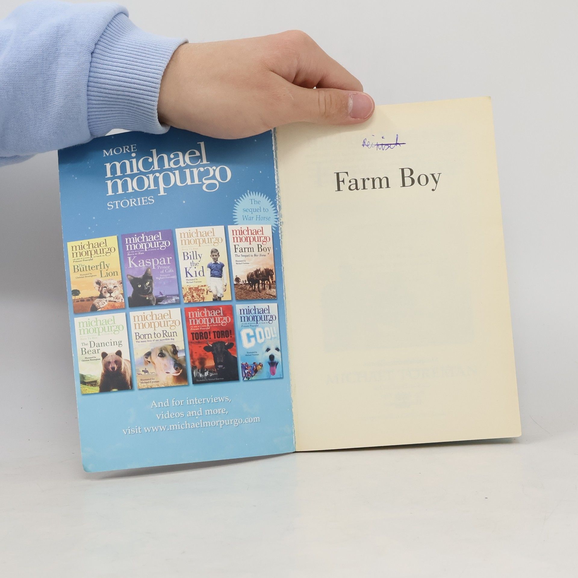 Michael Morpurgo Farm Boy