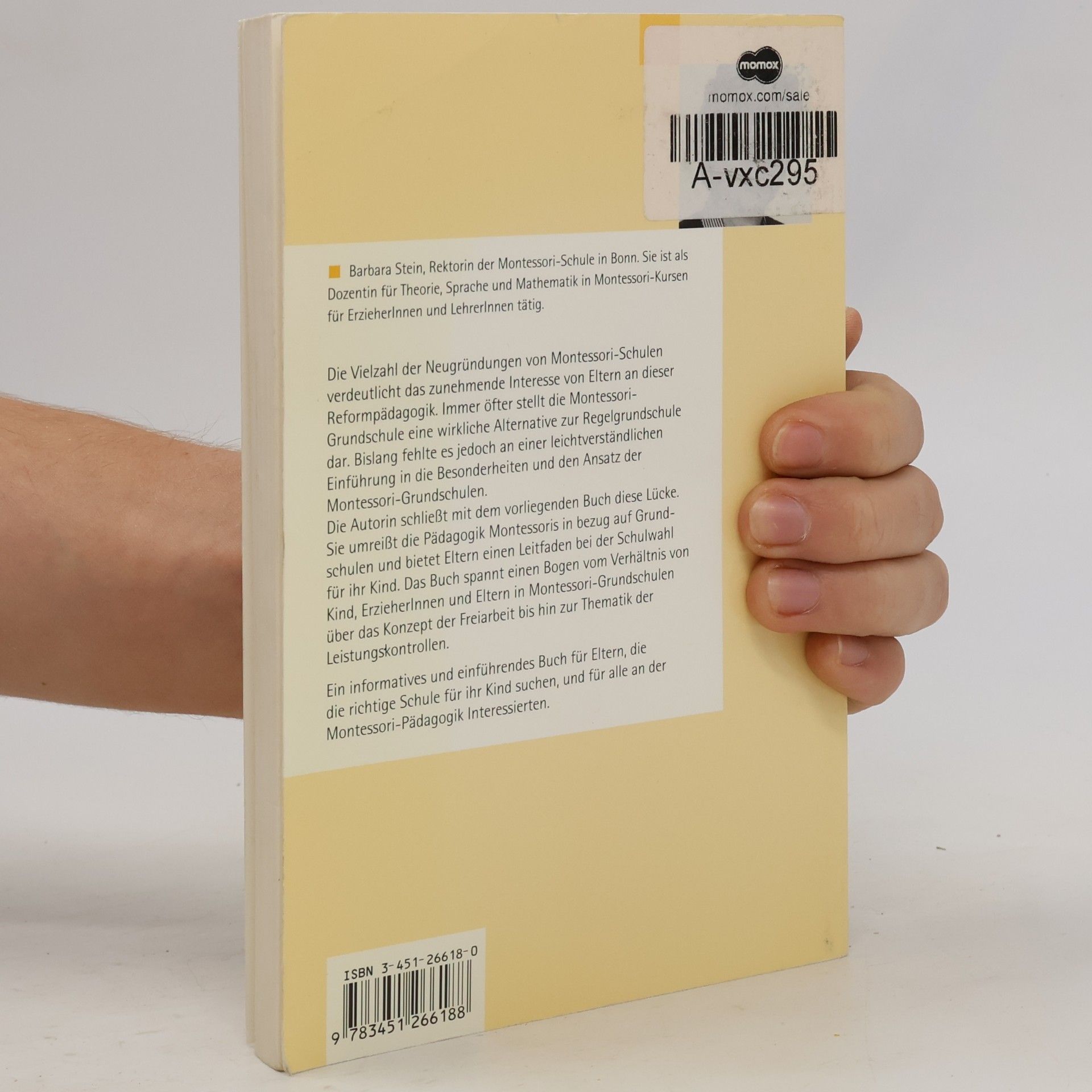 Barbara Stein Theorie und Praxis der Montessori-Grundschule