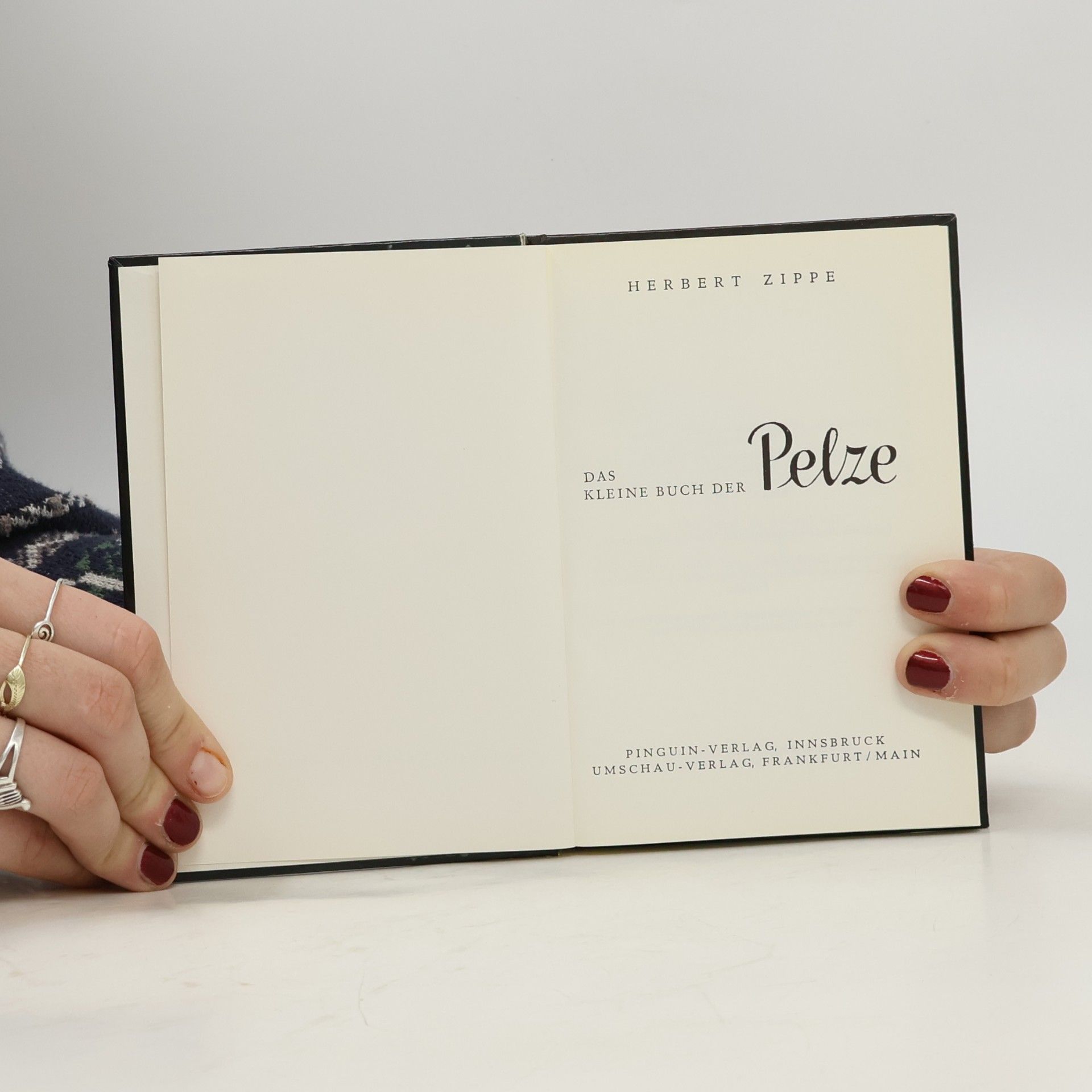 Herbert Zippe Das Kleine Buch der Pelze