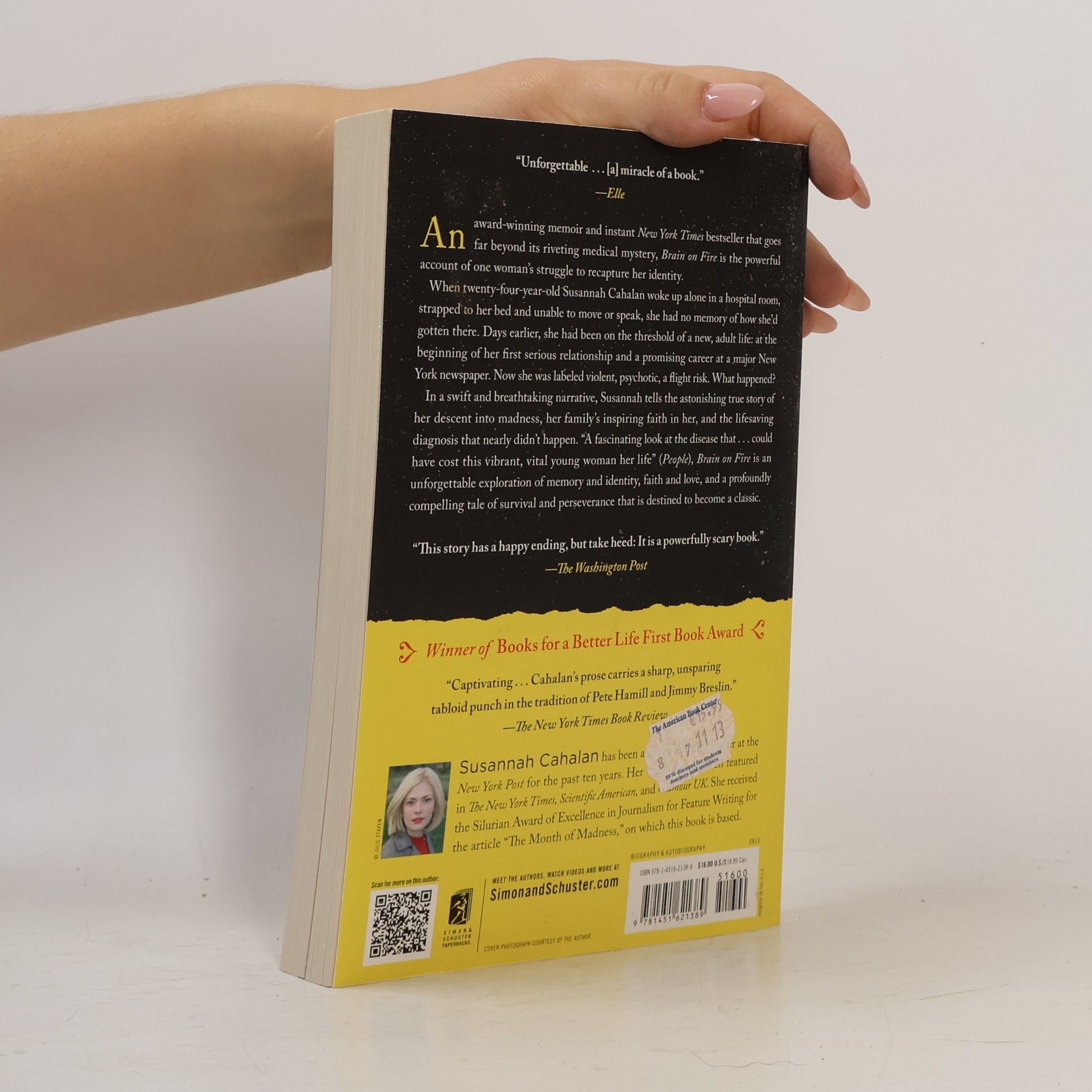 Susannah Cahalan Brain on fire: My Month of Madness