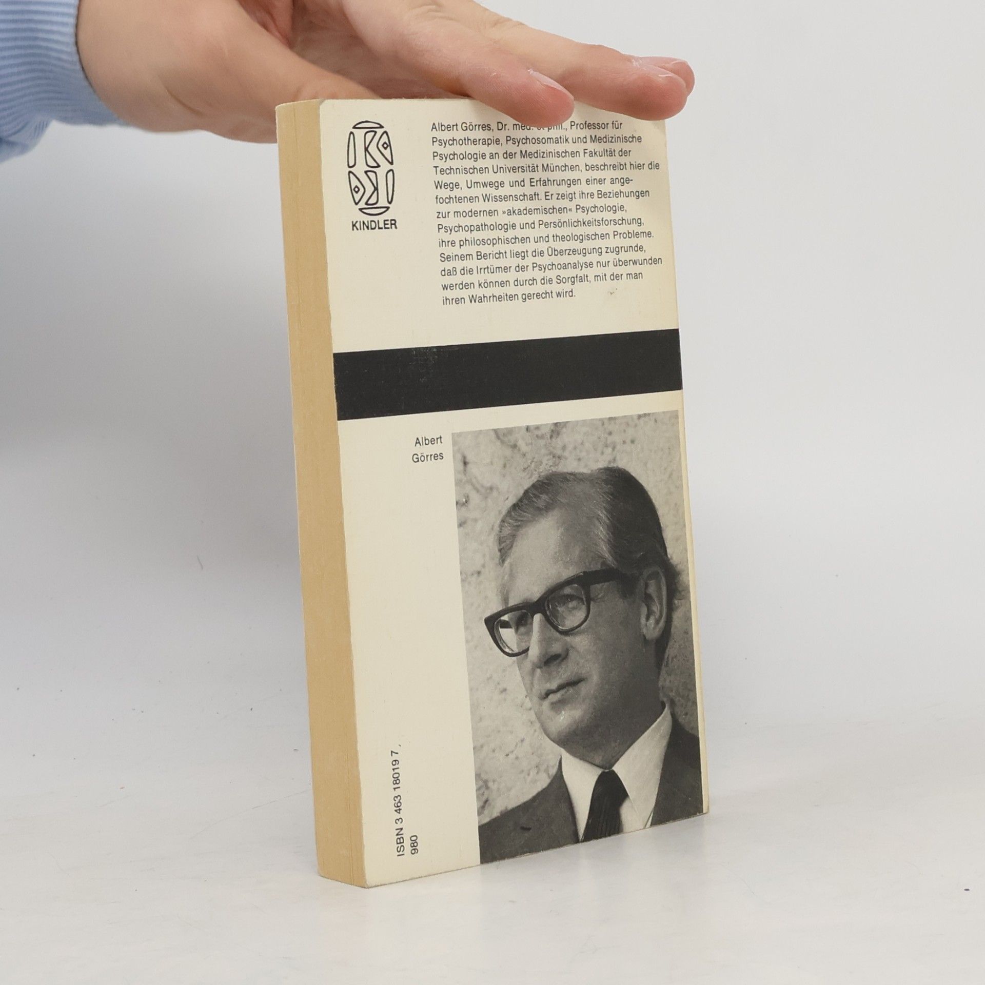 Görres Methode und Erfahrungen der Psychoanalyse