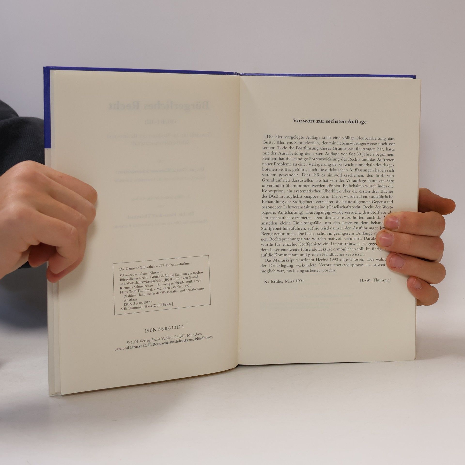 Ernst D´ham Bürgerliches Recht I