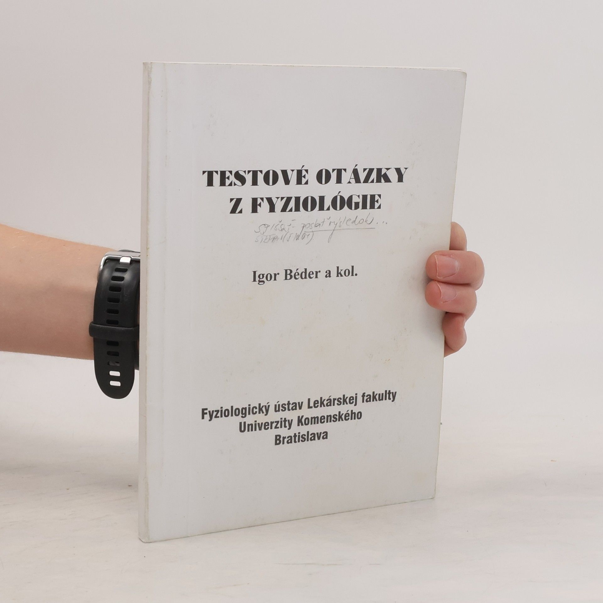 Igor Béder Testové otázky z fyziológie