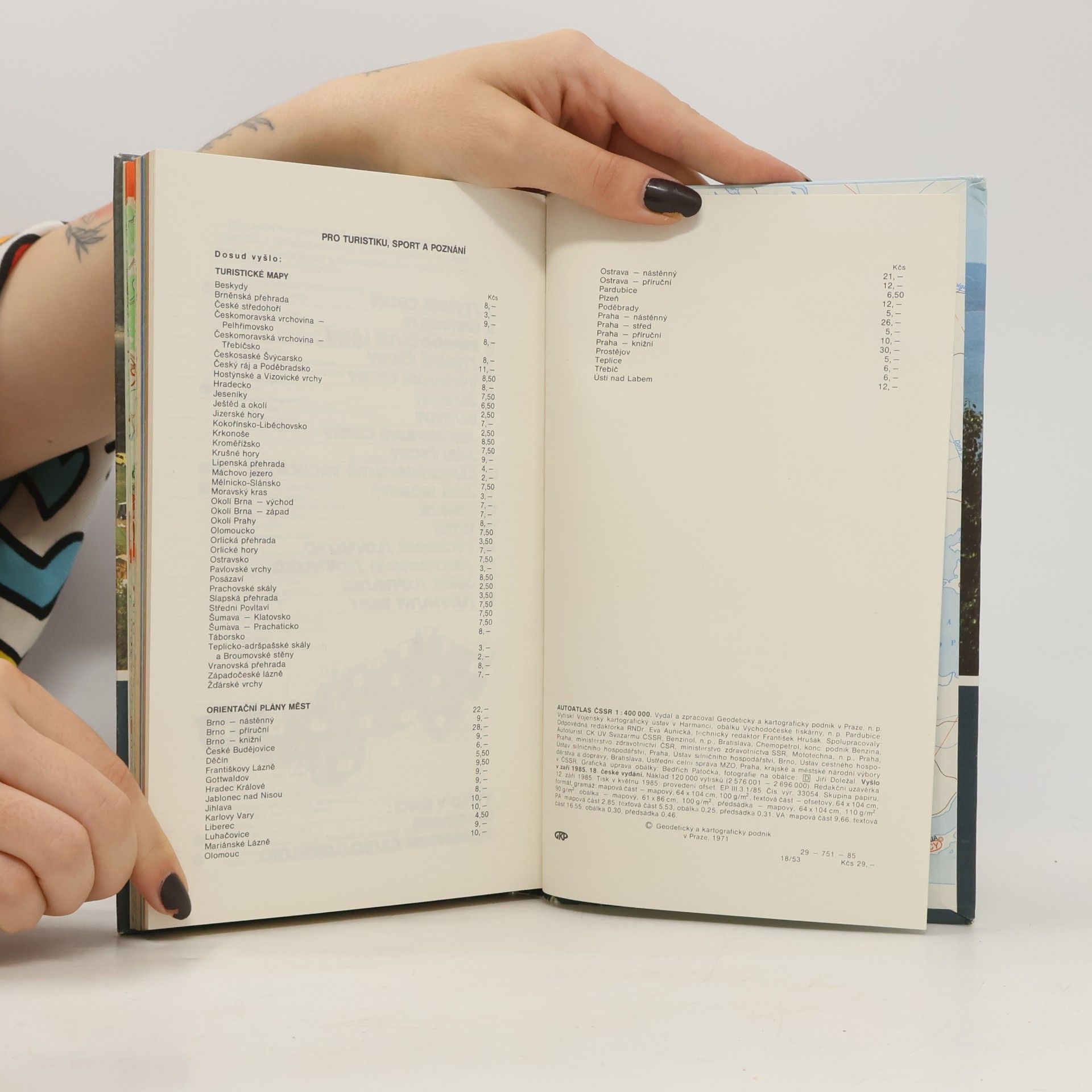 Various authors Auto atlas ČSSR