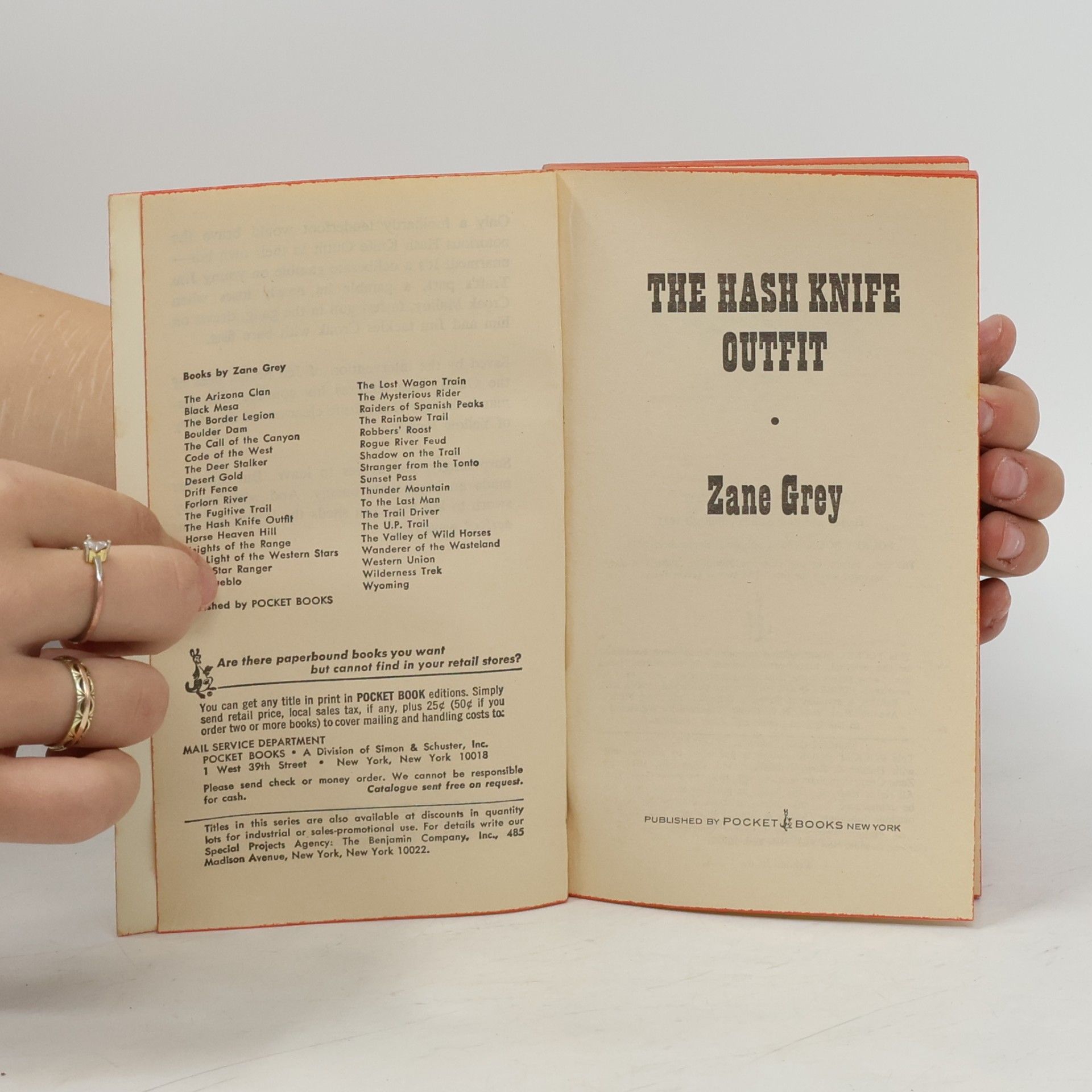 Zane Grey The Hash Knife Outfit