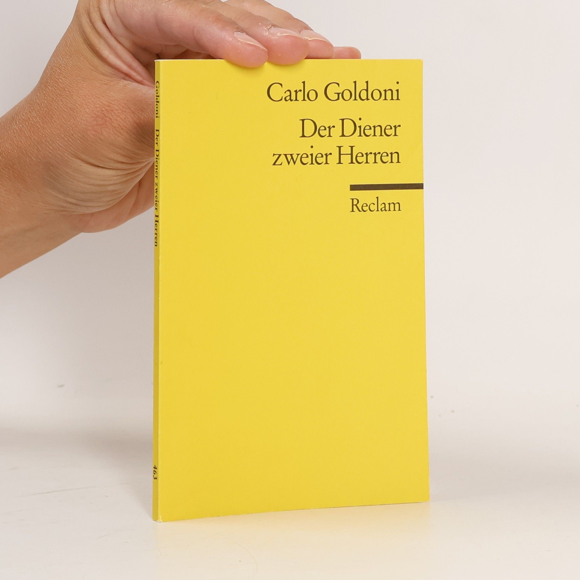 Carlo Goldoni Der Diener zweier Herren