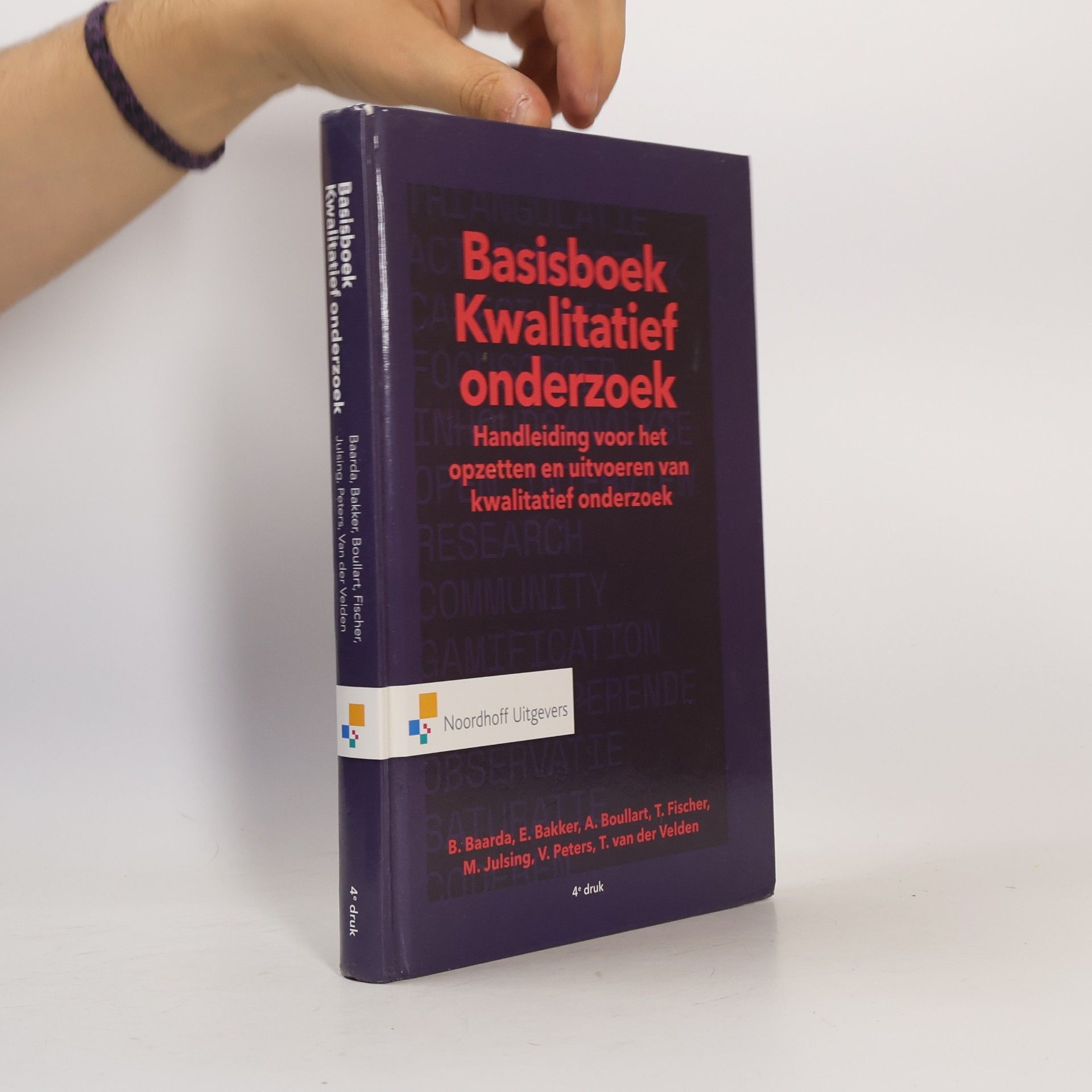 Therèse van der Velden Basisboek kwalitatief onderzoek