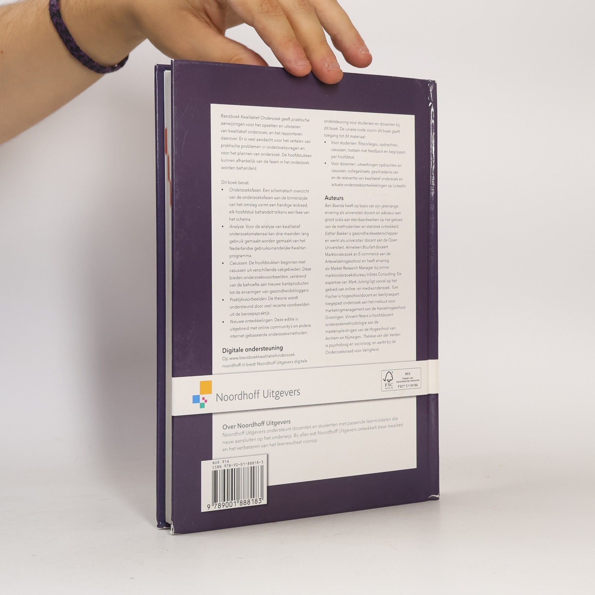 Dirk Benjamin Baarda Basisboek kwalitatief onderzoek