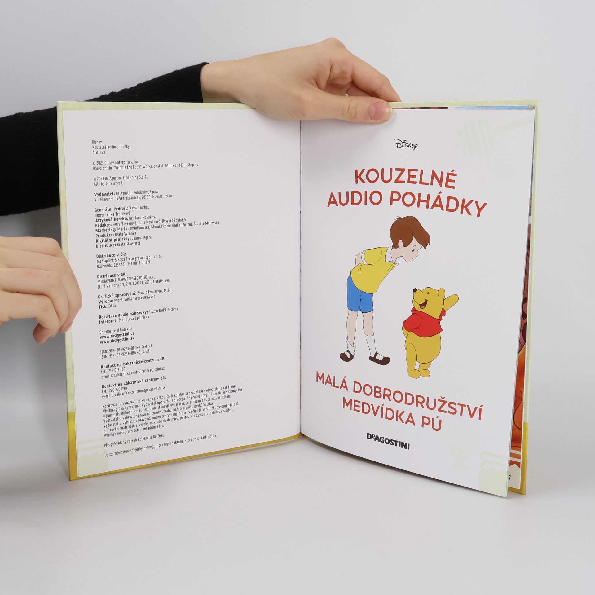 Kolektiv autorů Kouzelné audio pohádky 23. Malá dobrodružství medvídka Pú