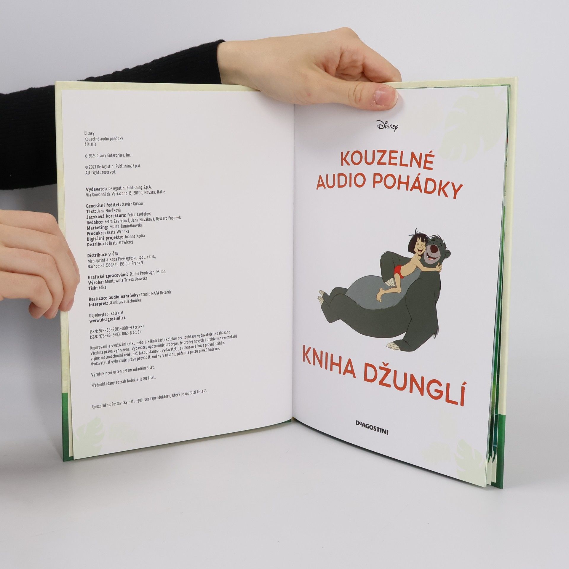 Jana Nováková Kouzelné audio pohádky Kniha džunglí