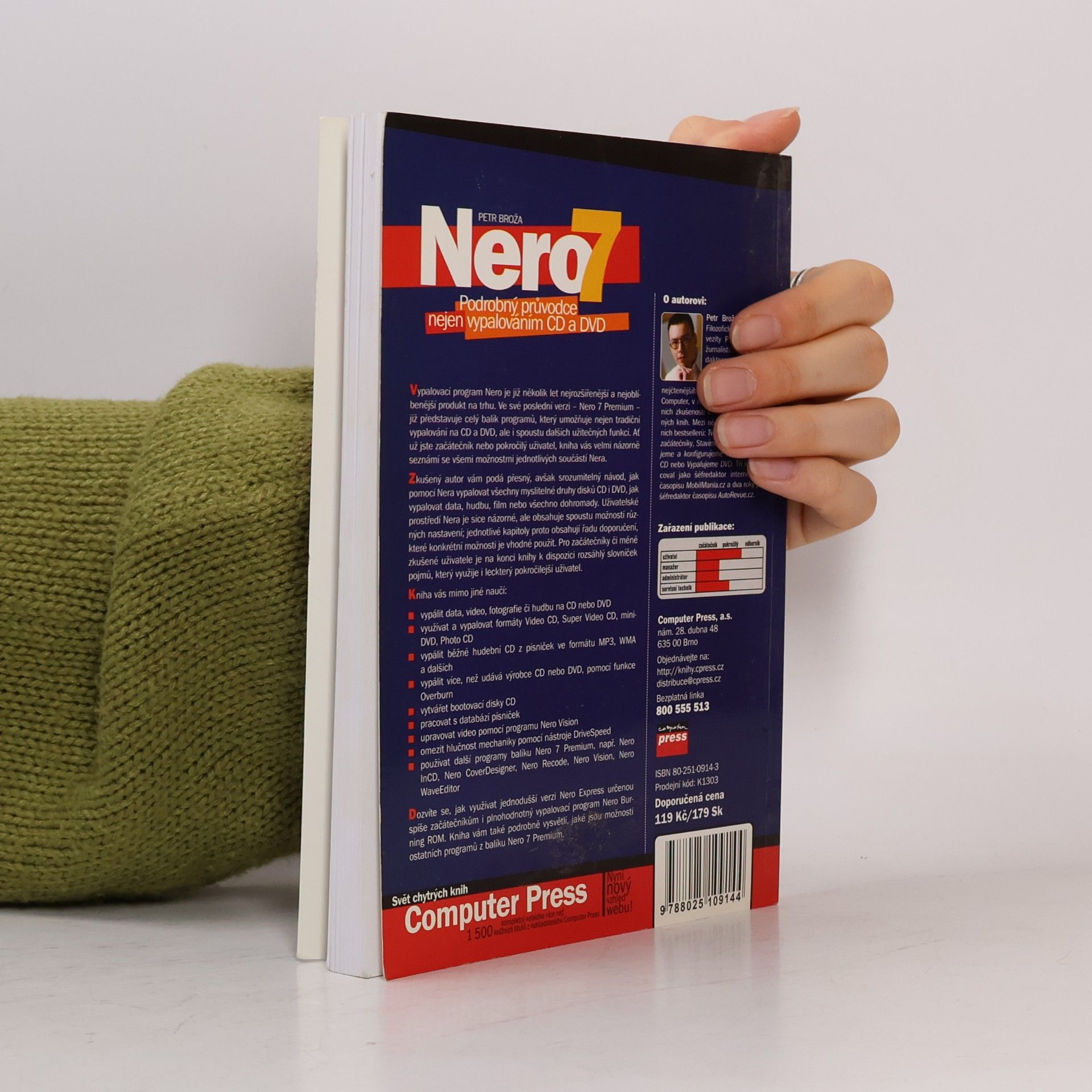 Petr Broža Nero 7. Podrobný průvodce nejen vypalováním CD a DVD