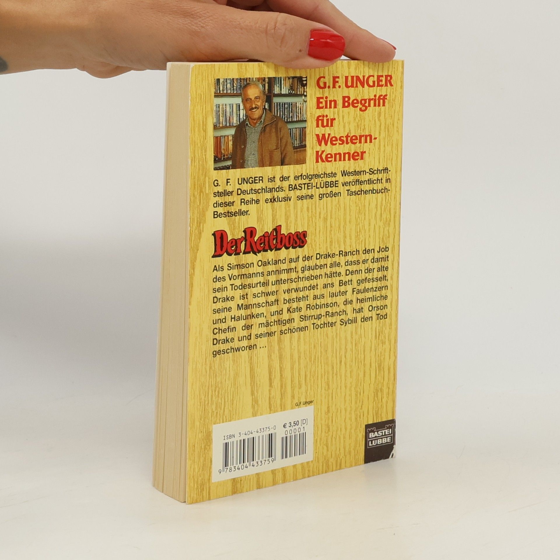 Gert Fritz Unger Der Reitboss (G. F. Unger Bestseller. Bastei Lübbe Taschenbücher)