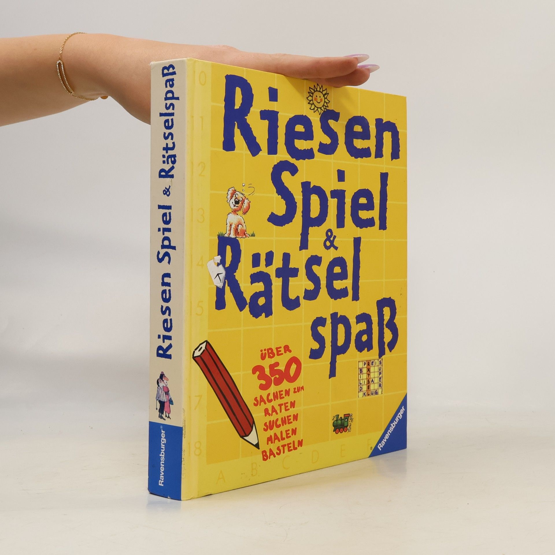 Kolektiv autorů Riesen Spiel- und Rätselspaß: Über 350 Sachen zum Raten, Suchen, Malen, Basteln
