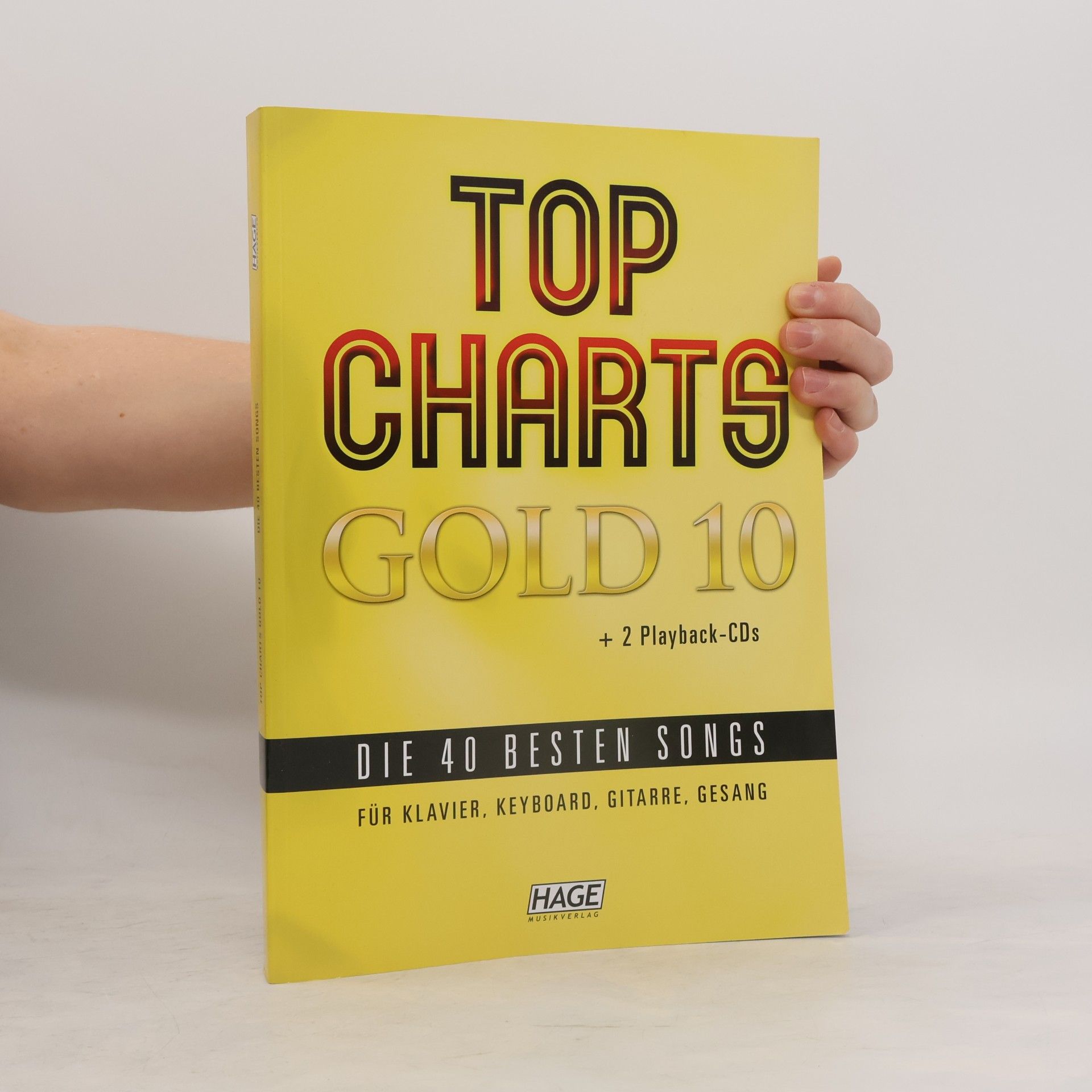 Helmut Hage Top Charts Gold 10 mit 2 Playback CDs