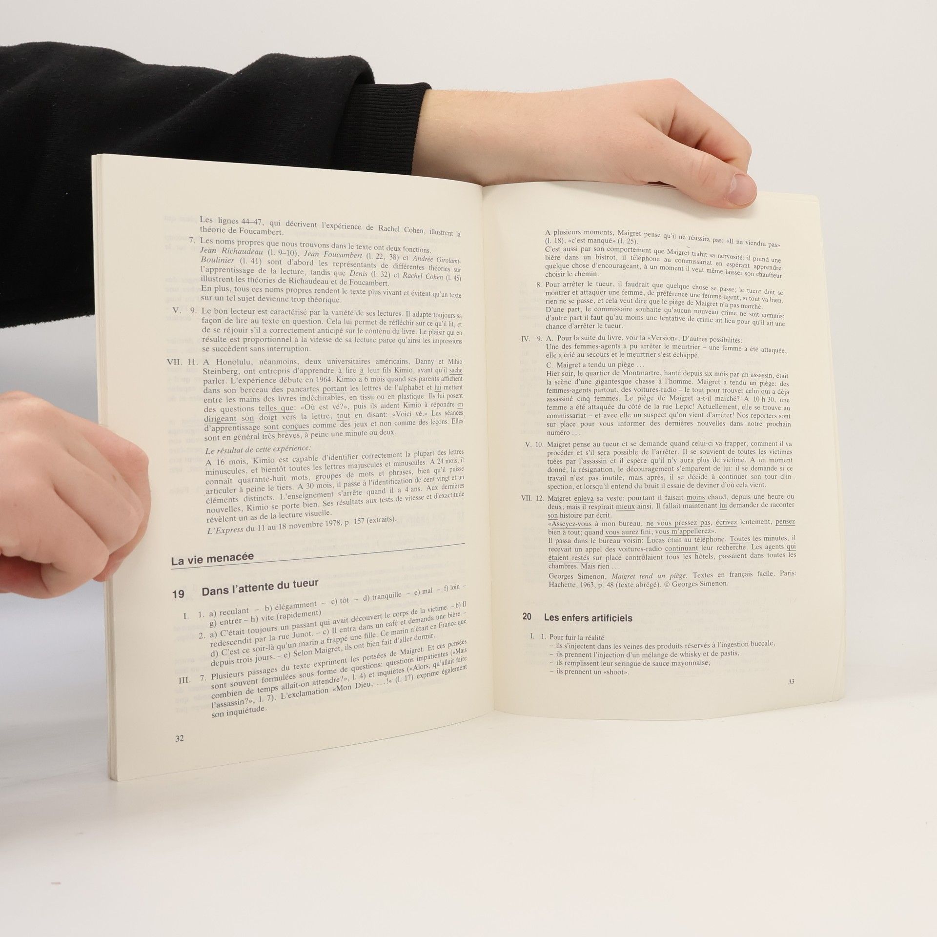 Eberhard Haar Textes français, compréhension et commentaire