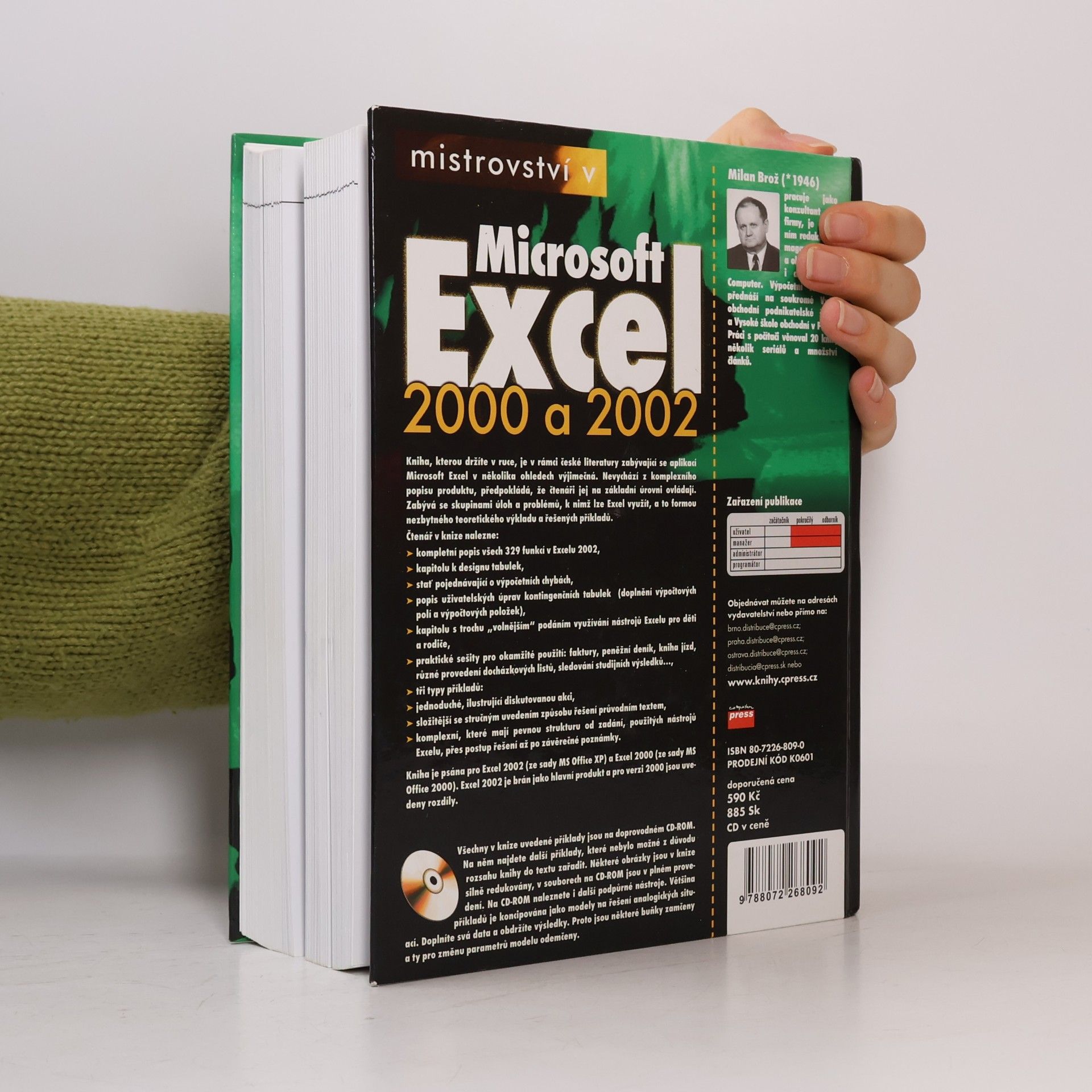 Milan Brož Mistrovství v Microsoft Excel 2000 a 2002