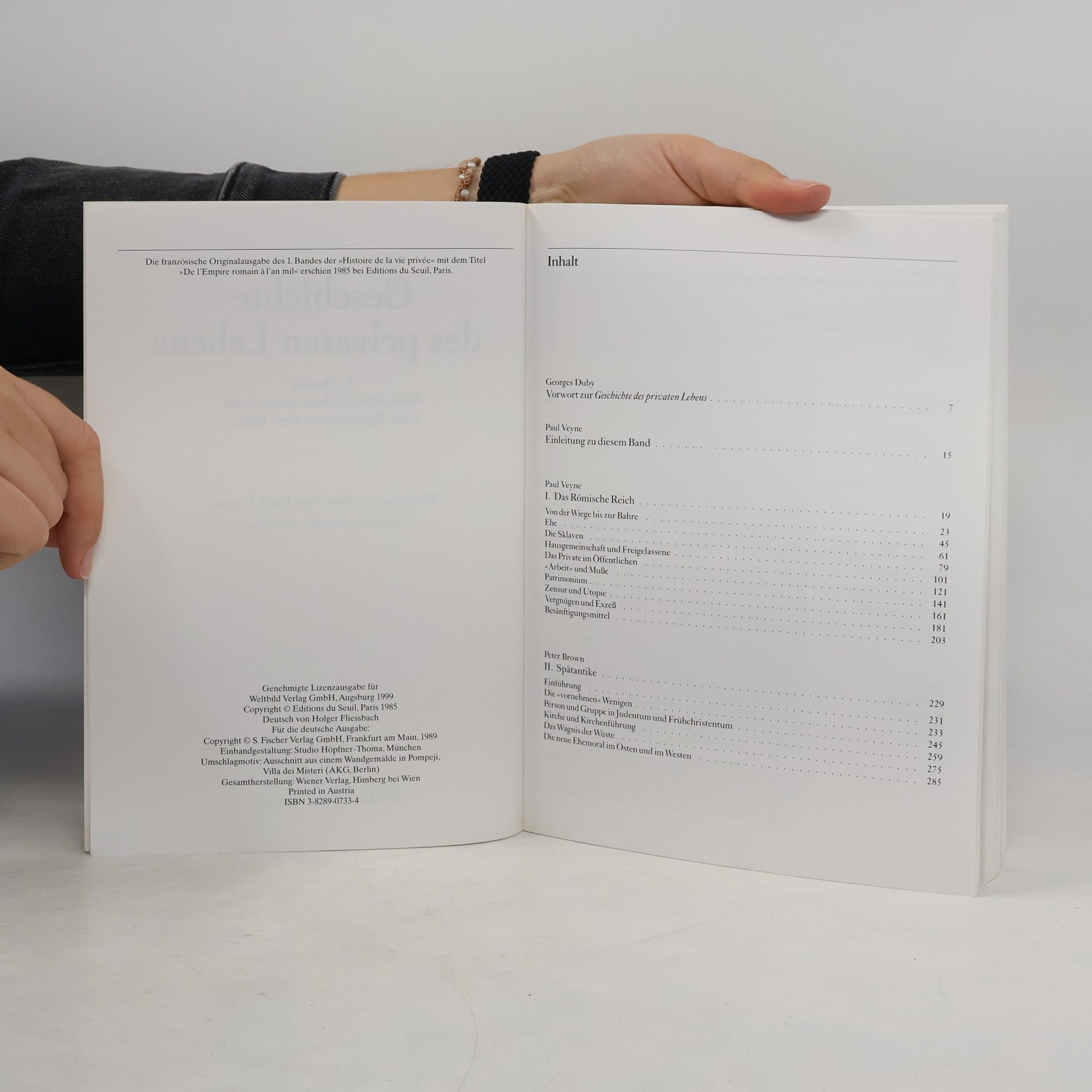 Georges Duby Geschichte des privaten Lebens 1