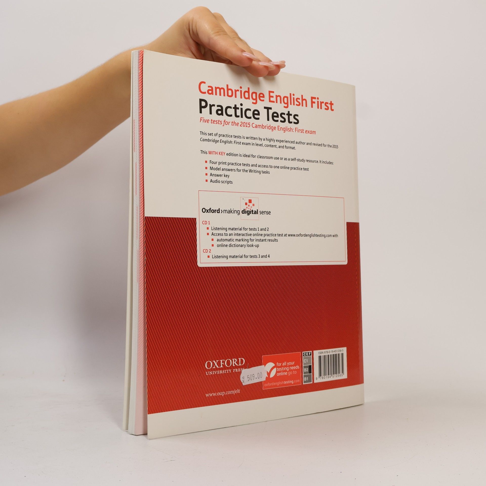 Mark Harrison Cambridge English First Practice Tests with Answer Key and Audio CD