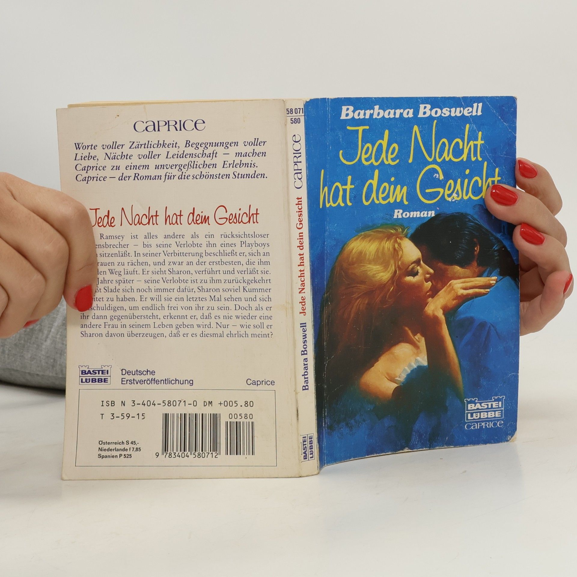 Barbara Boswell Jede Nacht hat dein Gesicht (Bastei Lübbe Taschenbücher. Caprice)