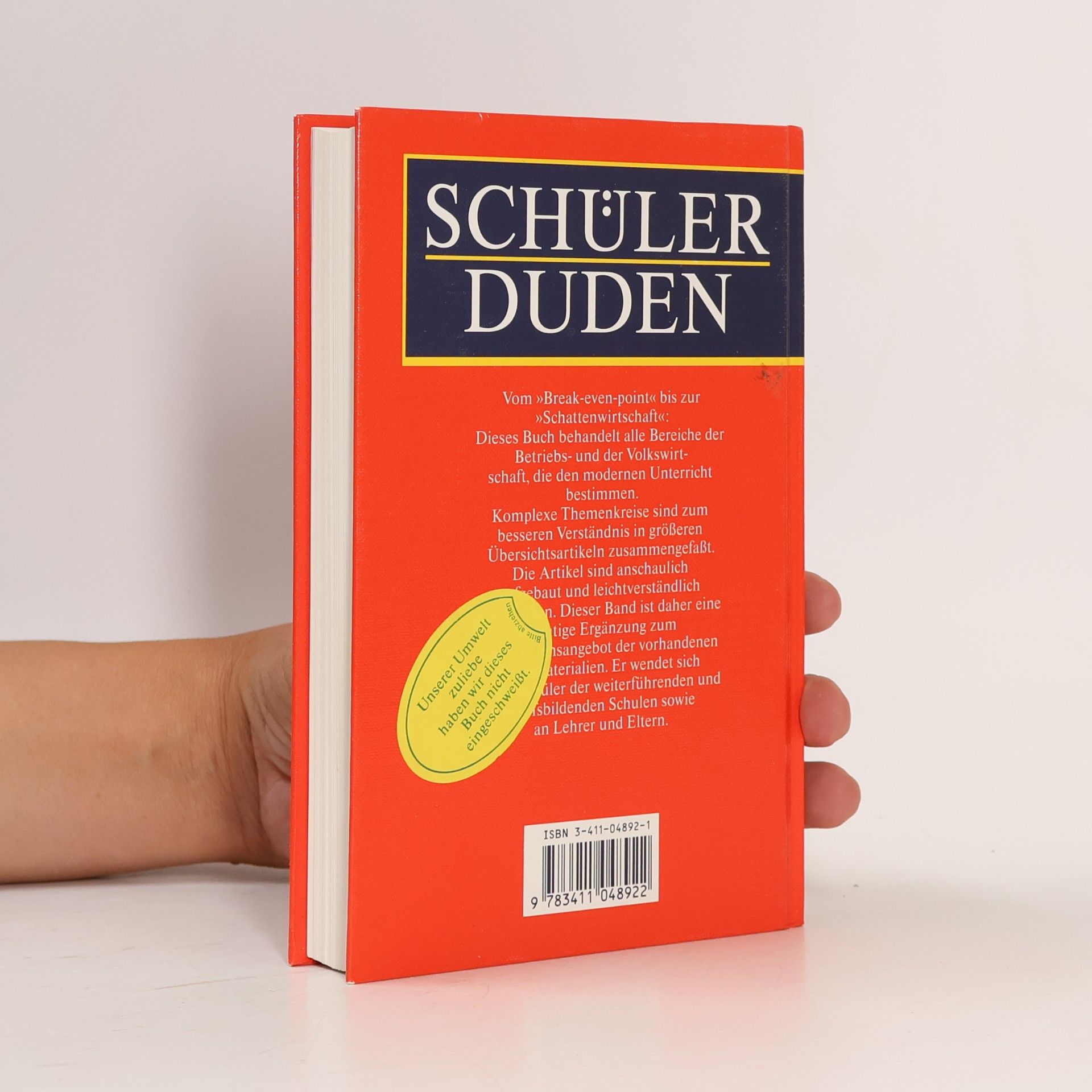 Autorenkollektiv Schülerduden: Die Wirtschaft