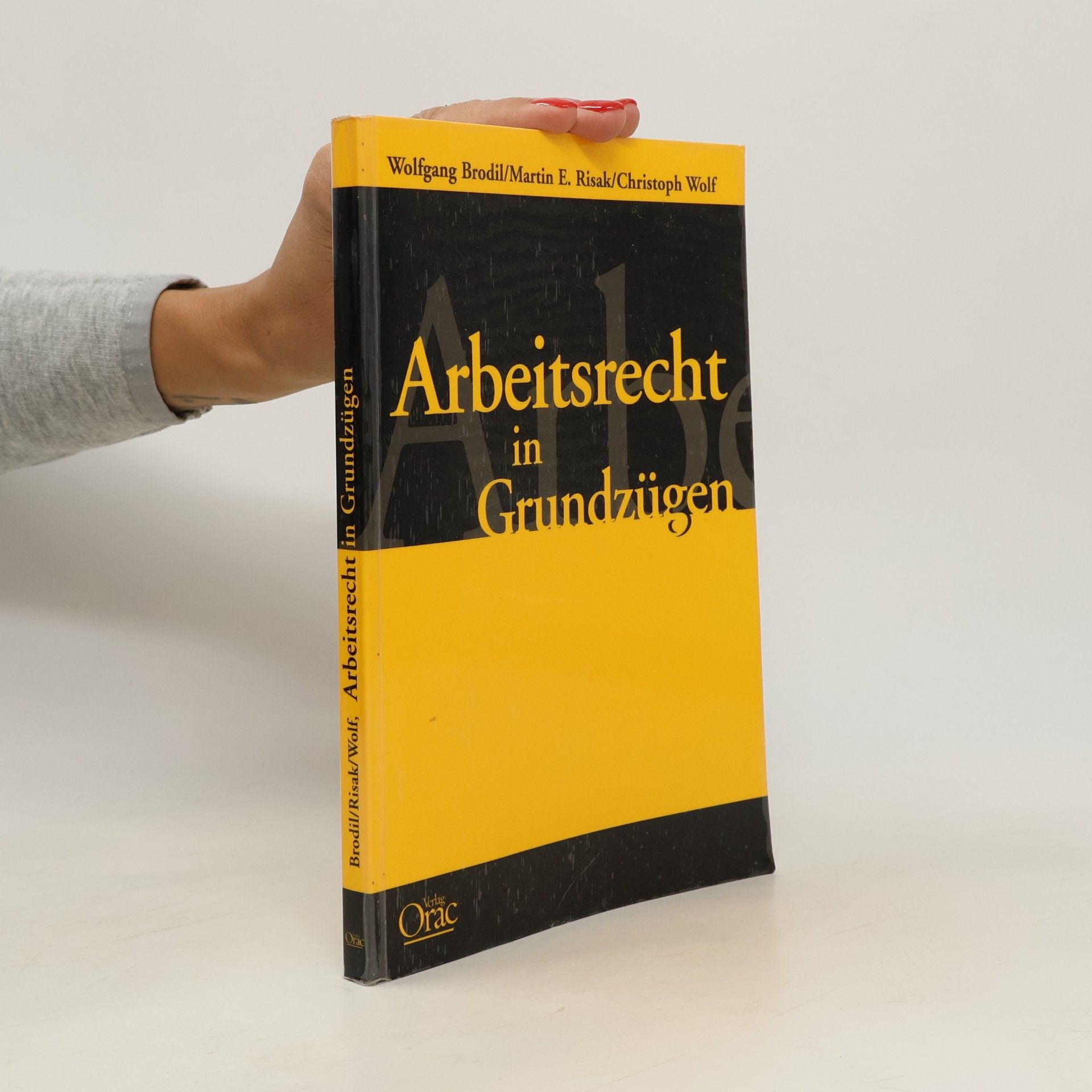 Wolfgang Brodil Arbeitsrecht in Grundzügen