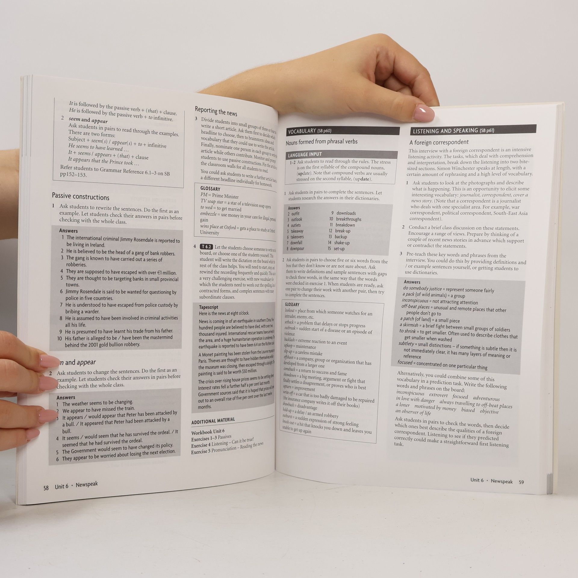 John Soars New headway English course advanced. Teacher's book