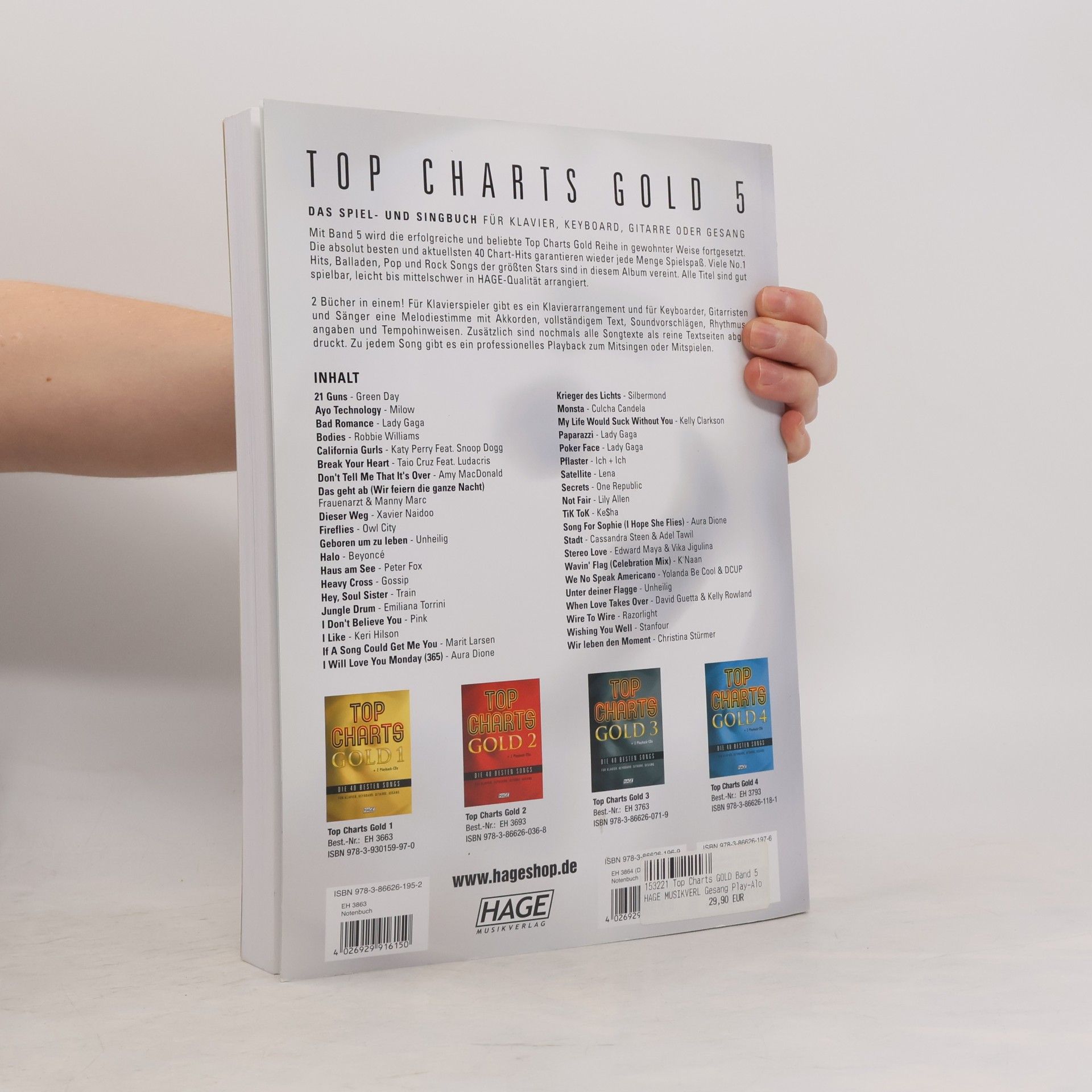Helmut Hage Top Charts Gold 5