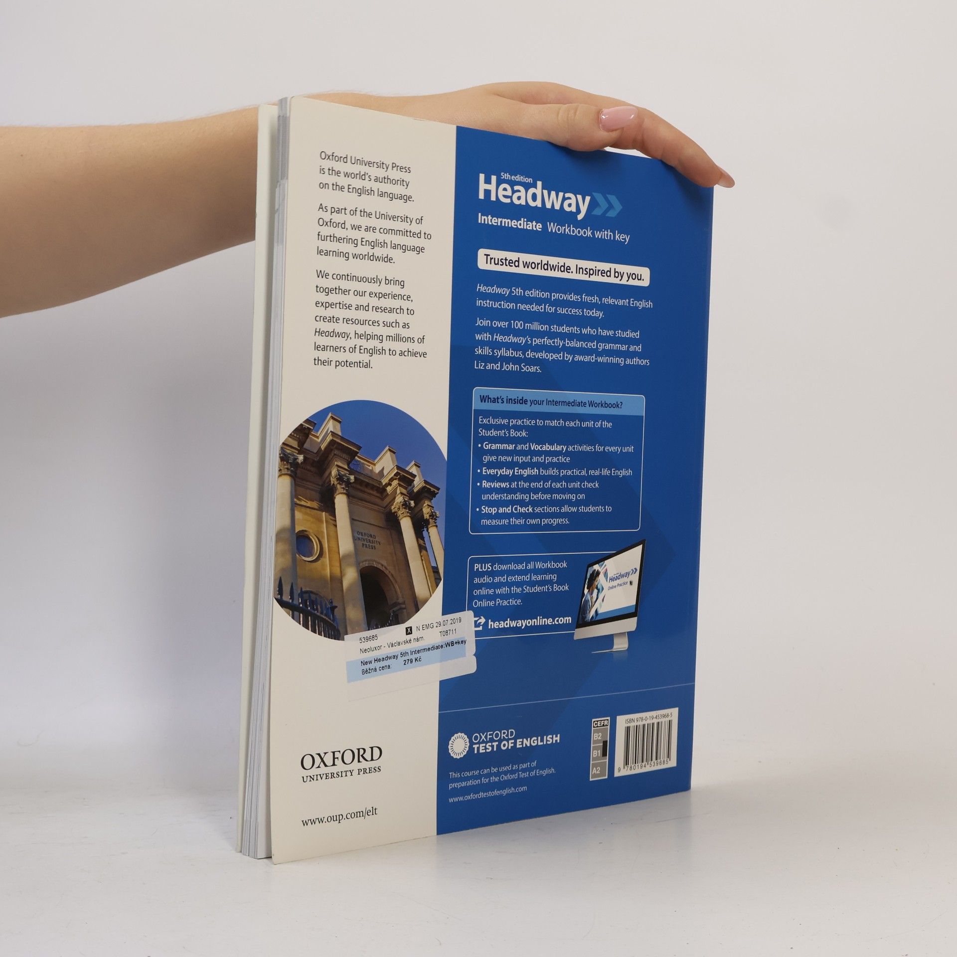 Liz Soars Headway: Intermediate: Workbook with Key (5th Edition)