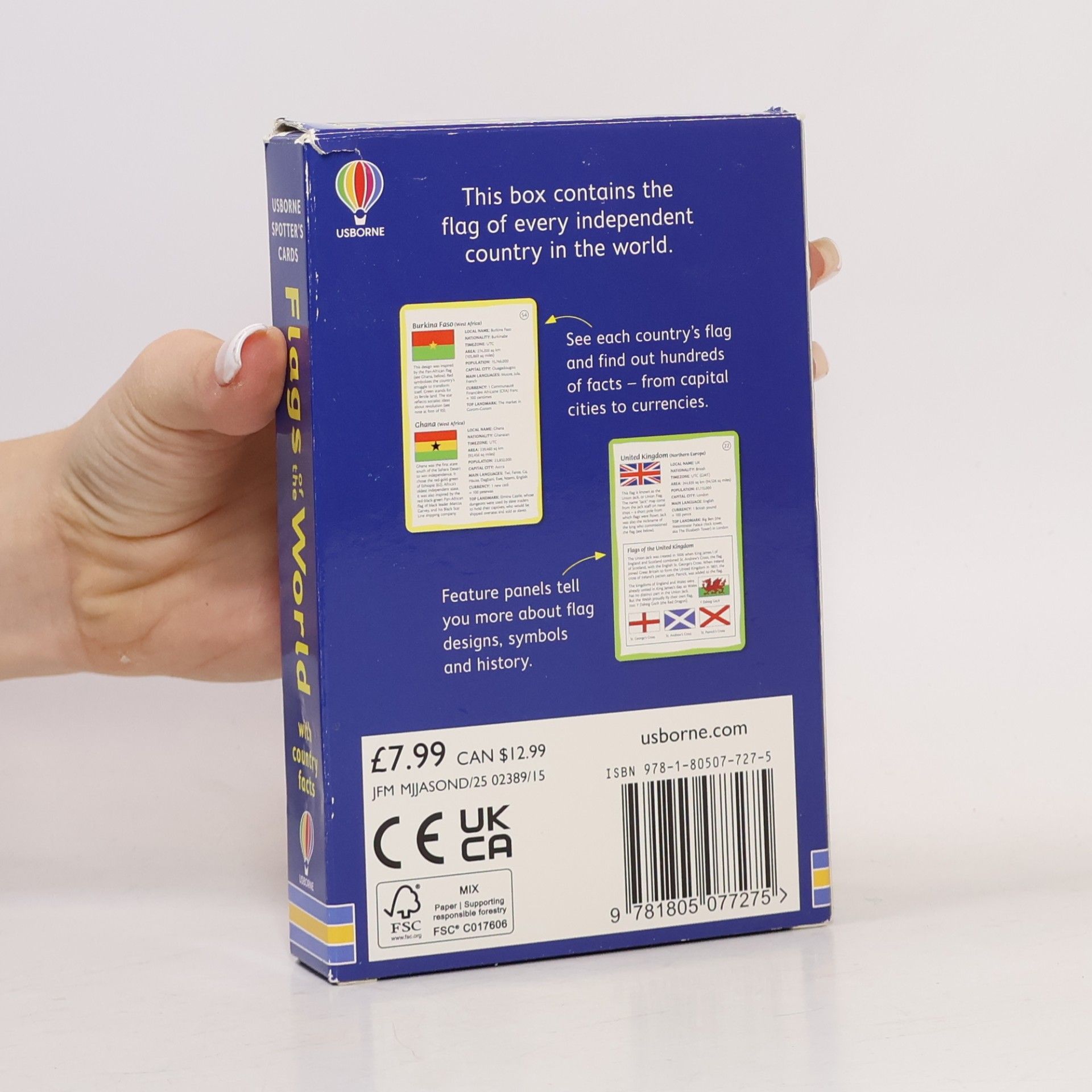 Phillip Clarke Usborne Spotter's Cards: Flags of the World