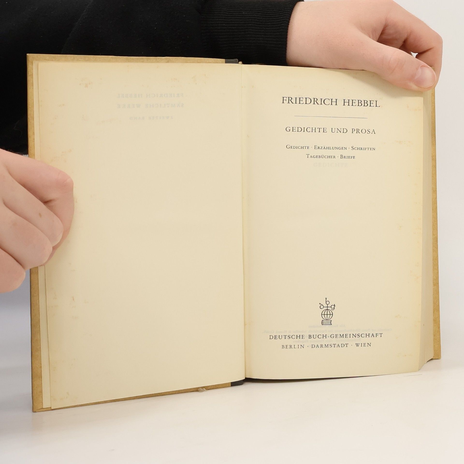 Friedrich Hebbel Sämtliche Werke II
