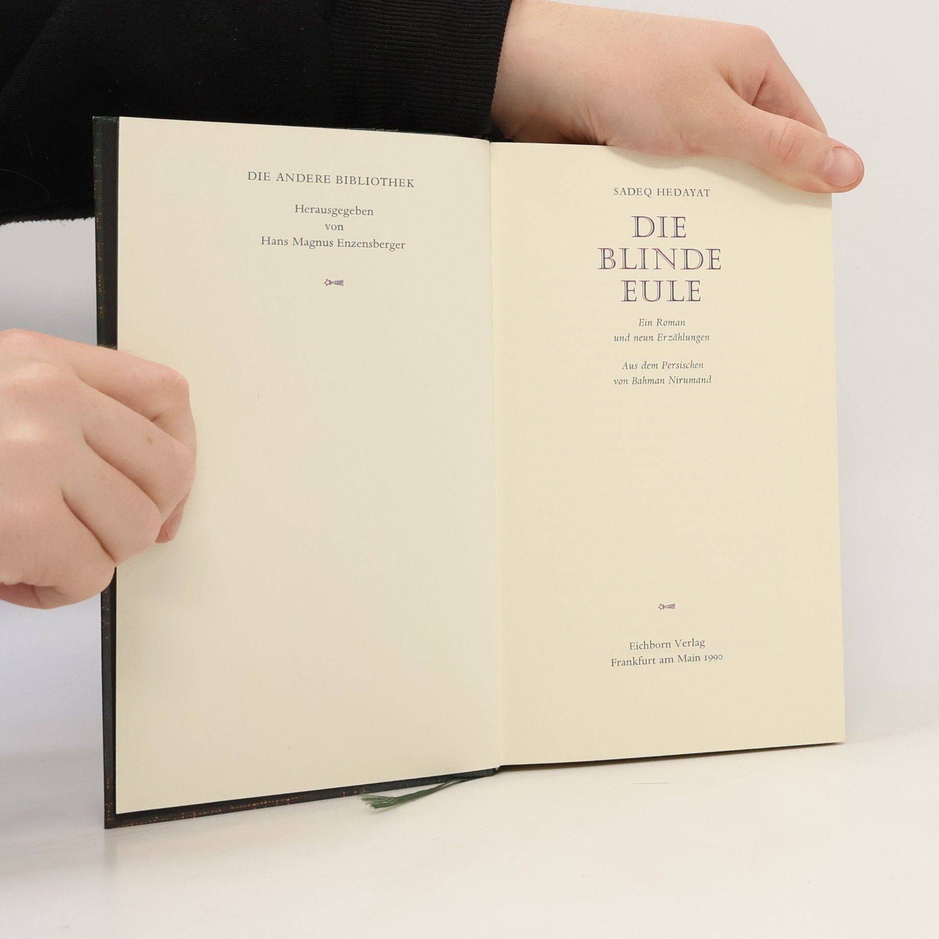 Sadegh Hedayat Die blinde Eule