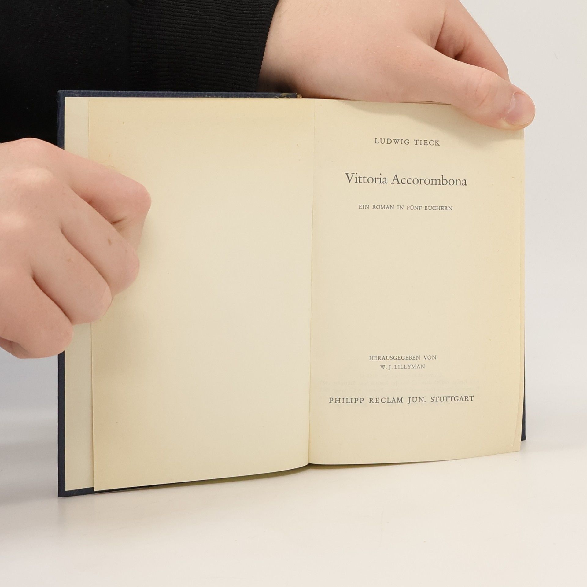 Ludwig Tieck Vittoria Accorombona