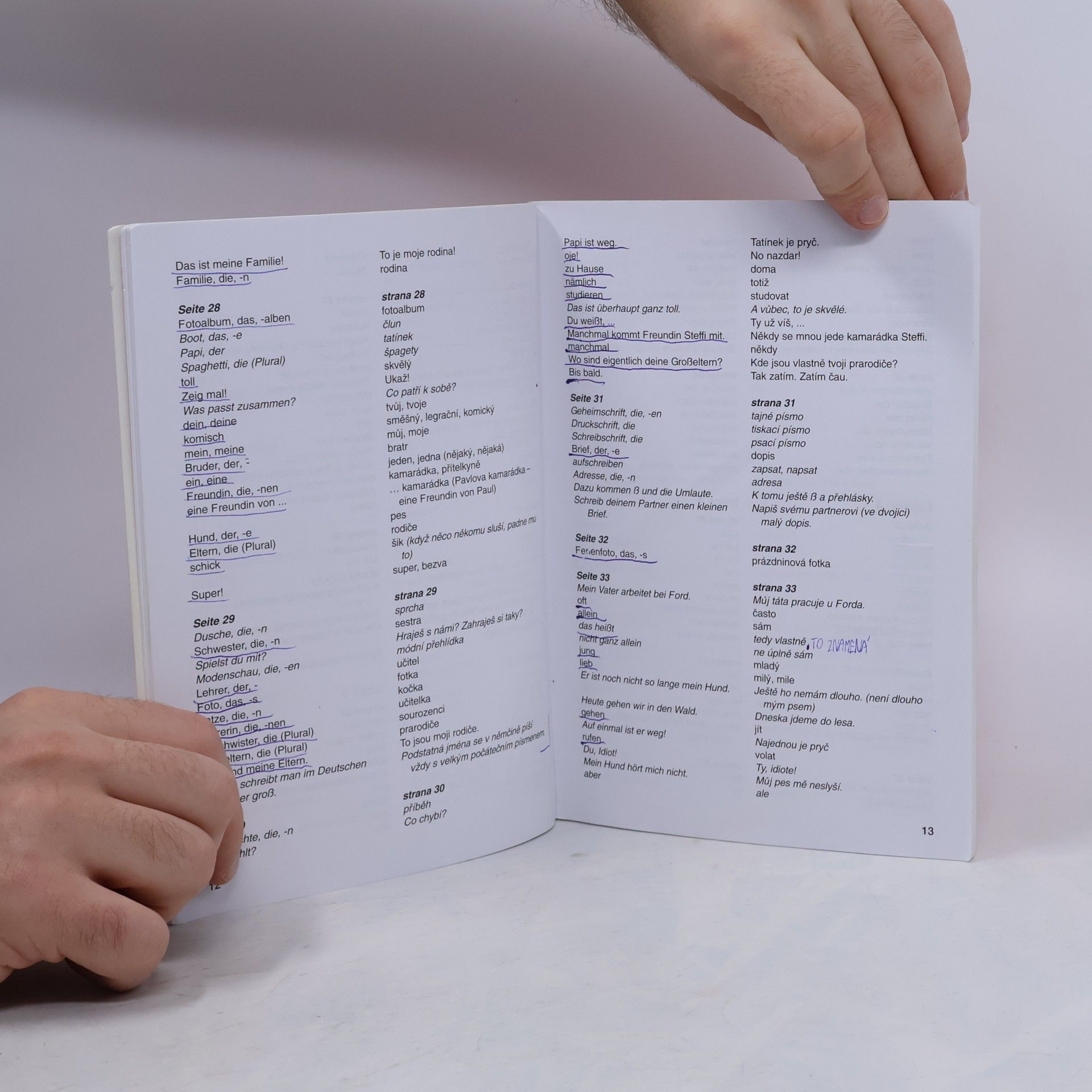Renata Olšanská Pingpong Neu 1, Deutsch-Tschechisch. Nněmecko-český slovníček