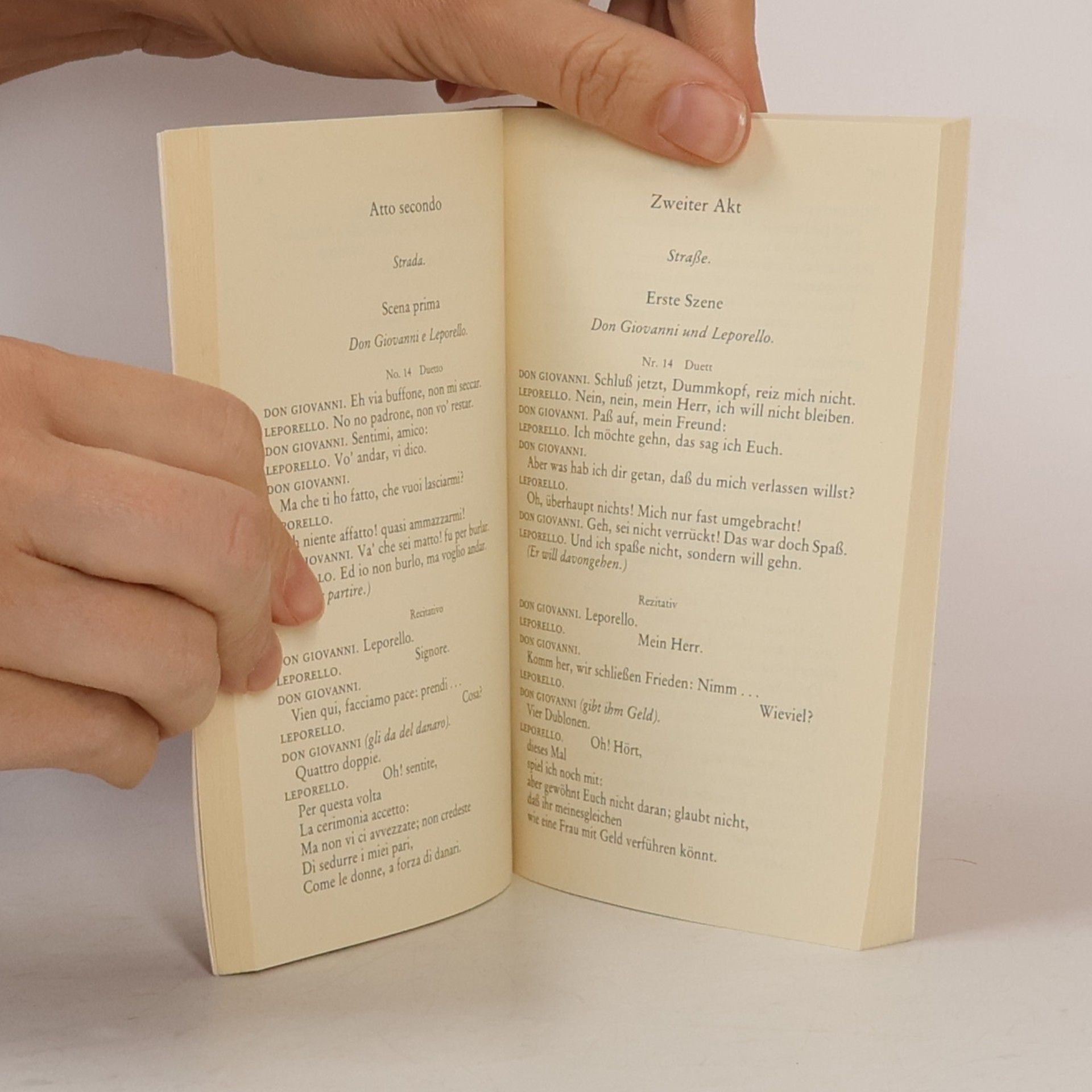 Wolfgang Amadeus Mozart Don Giovanni. Textbuch Italienisch-Deutsch