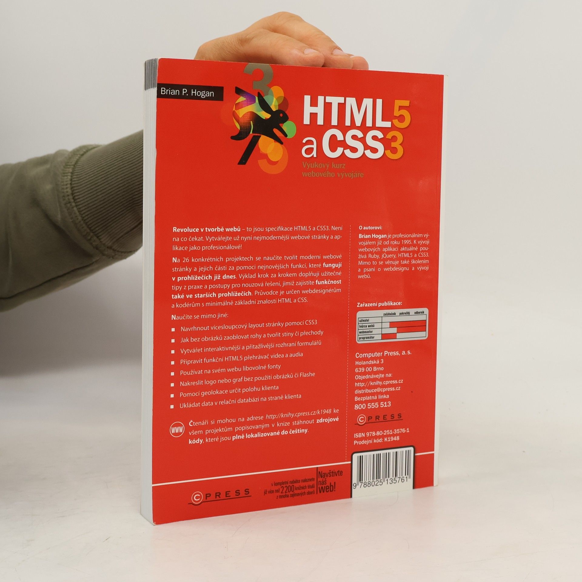 Brian Hogan HTML5 a CSS3. Výukový kurz webového vývojáře
