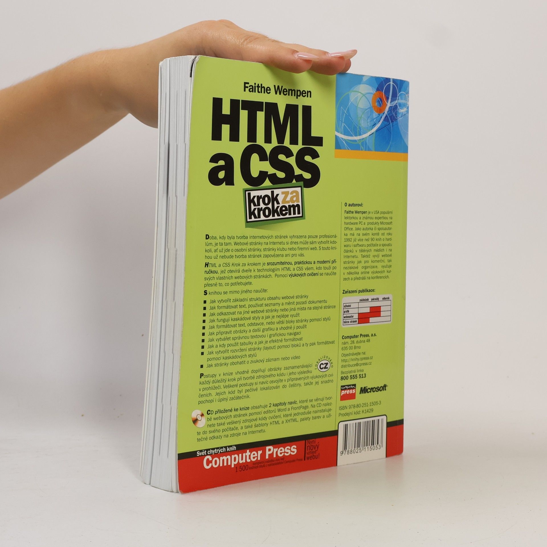 Faithe Wempen HTML a CSS: Krok za krokem