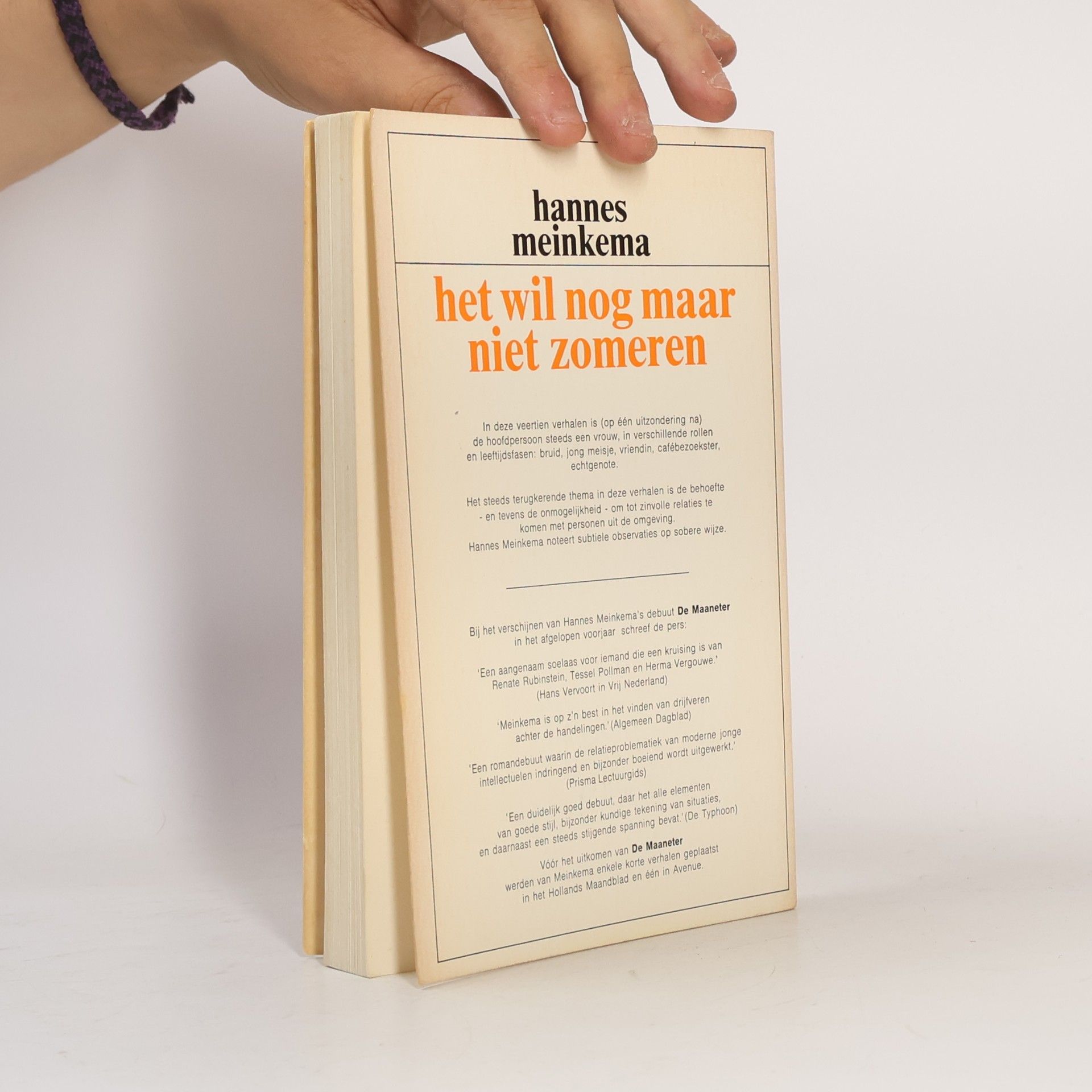 Hannes Meinkema Het wil nog maar niet zomeren