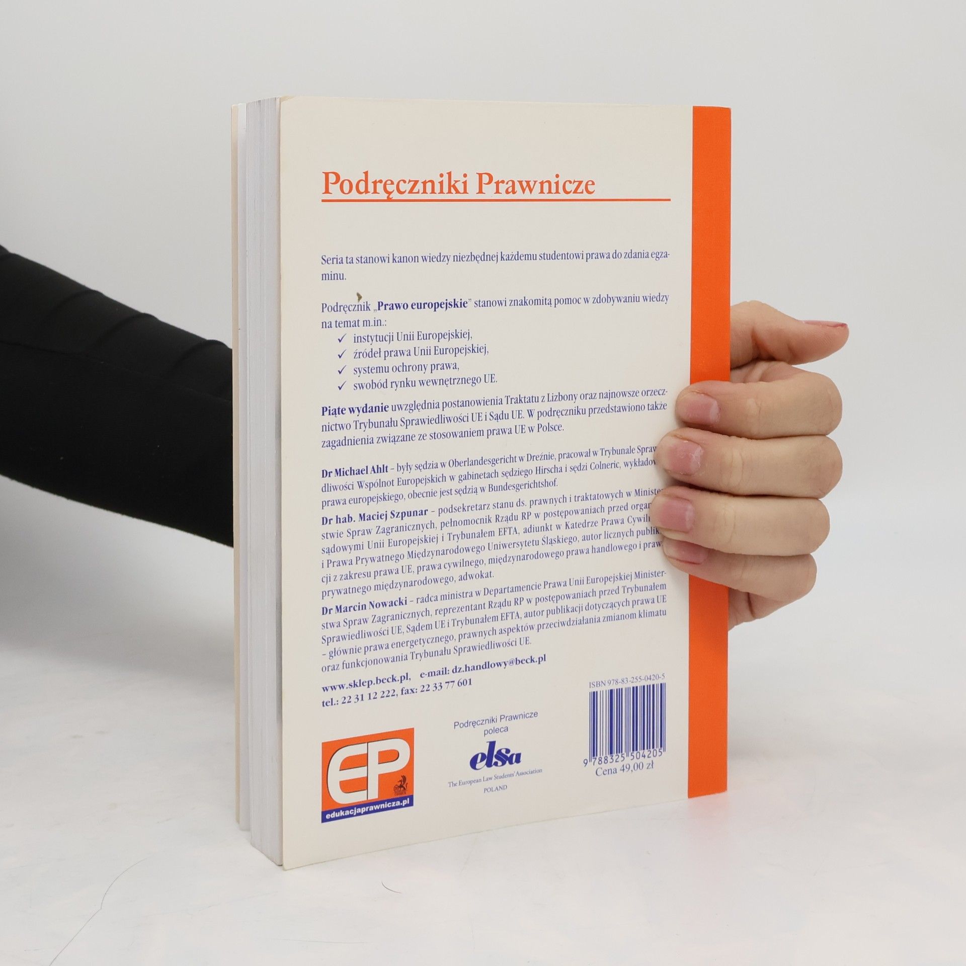Michael Ahlt Podręczniki Prawnicze: Prawo europejskie - 5. wydanie (aktualizacja Marcin Nowacki)