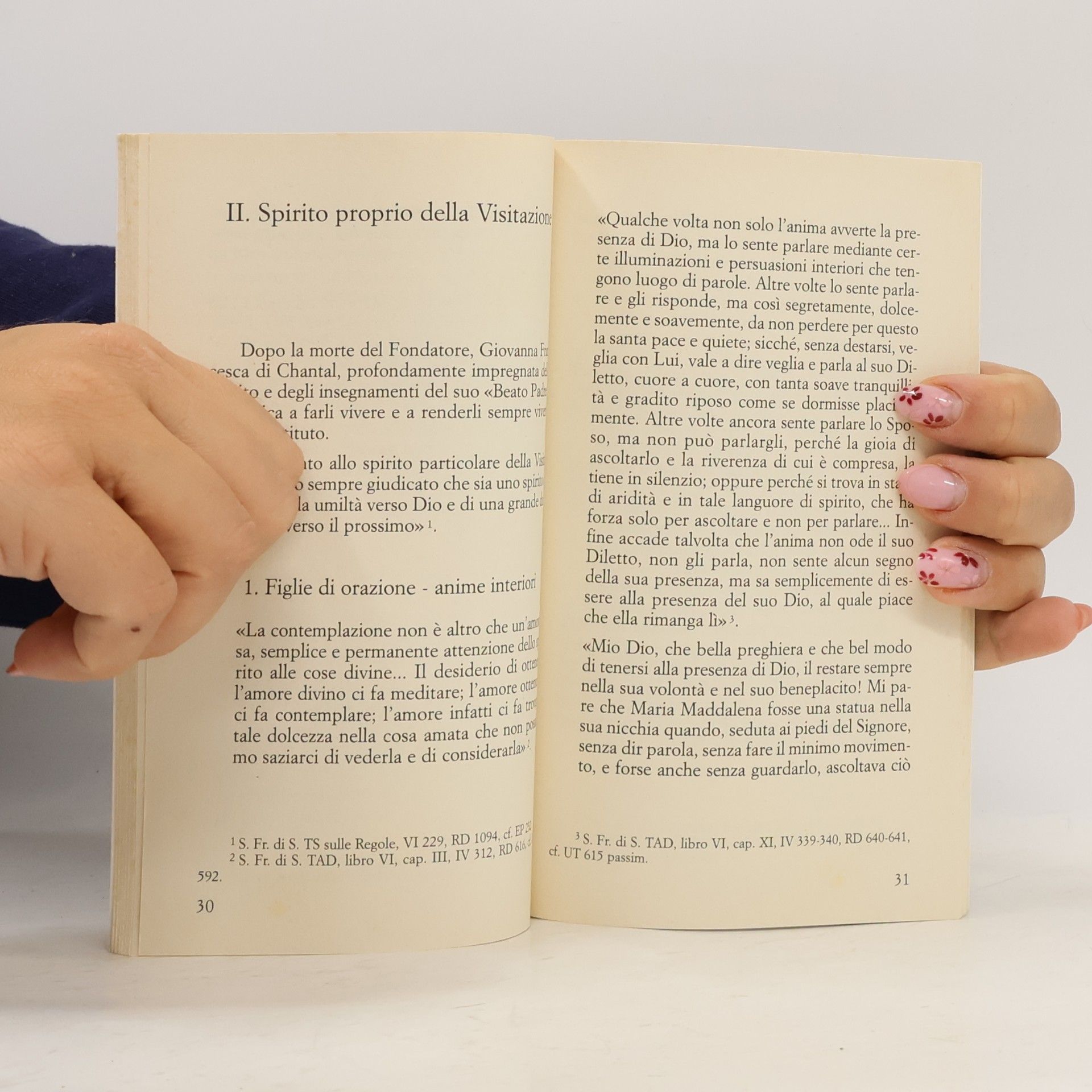 Francesco di Sales (san) Missione e spirito dell'Ordine della Visitazione di santa Maria